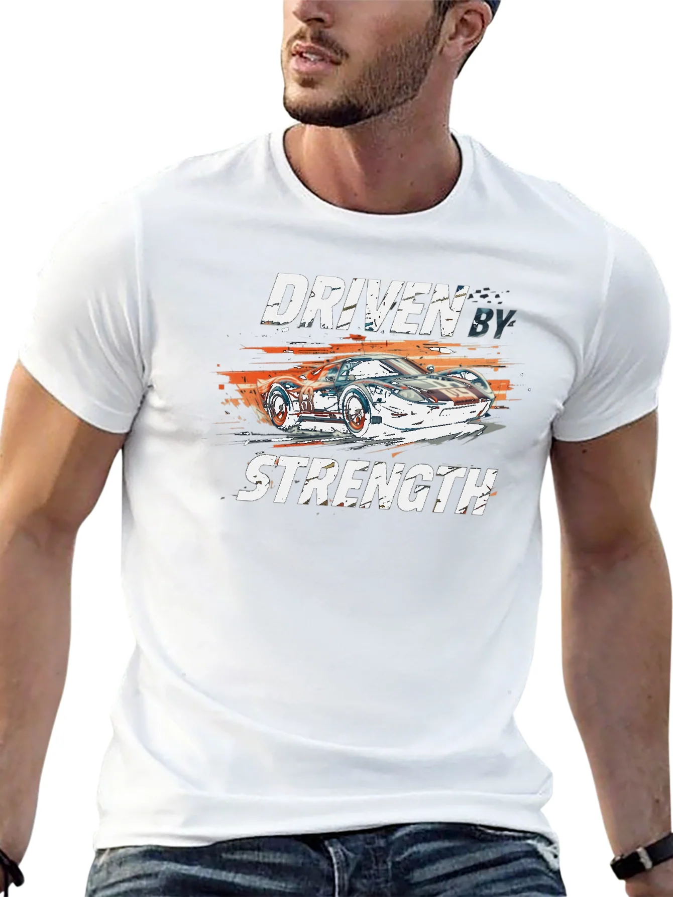 Driven By Strength Graphic T-Shirt