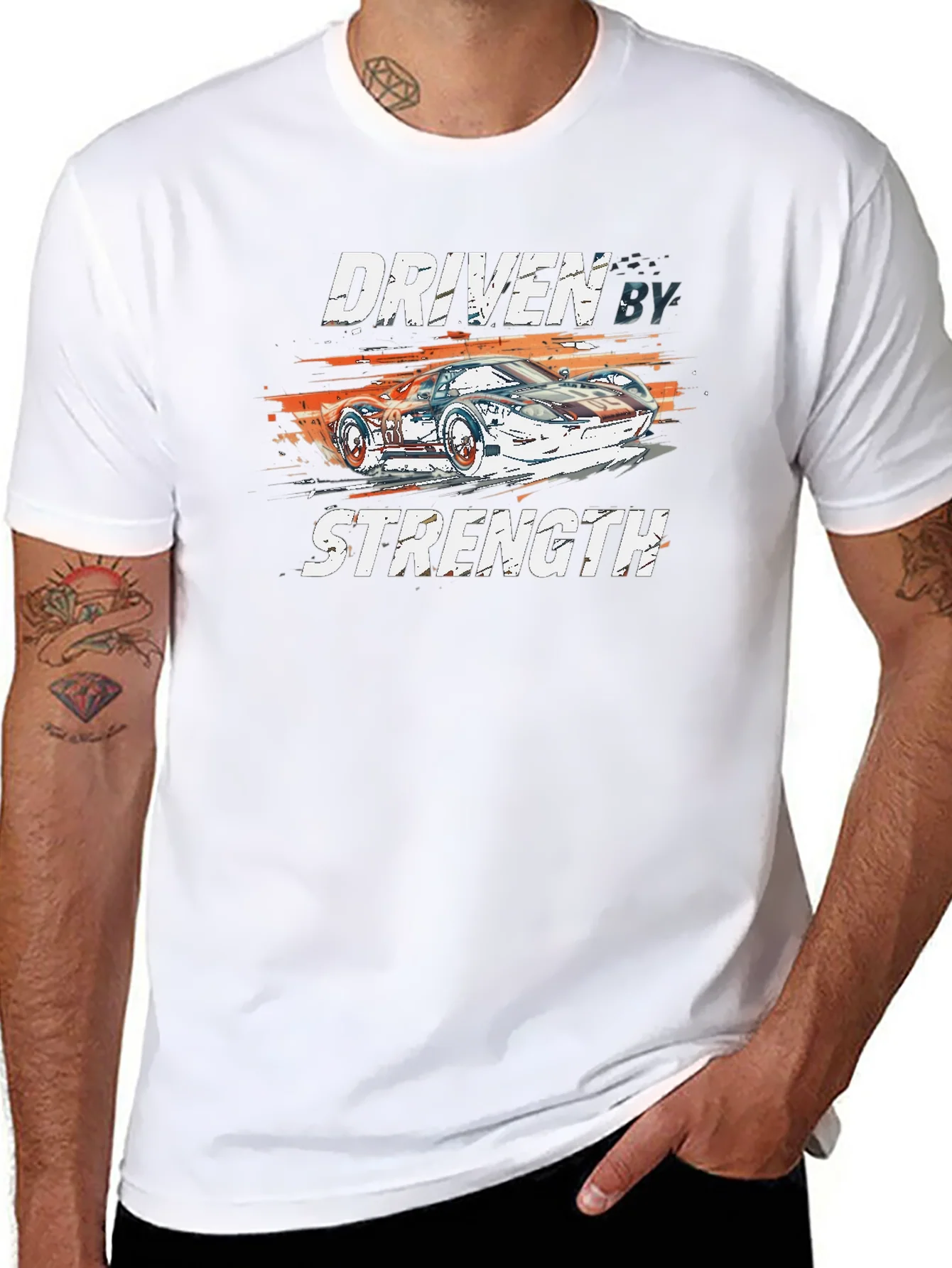 Driven By Strength Graphic T-Shirt