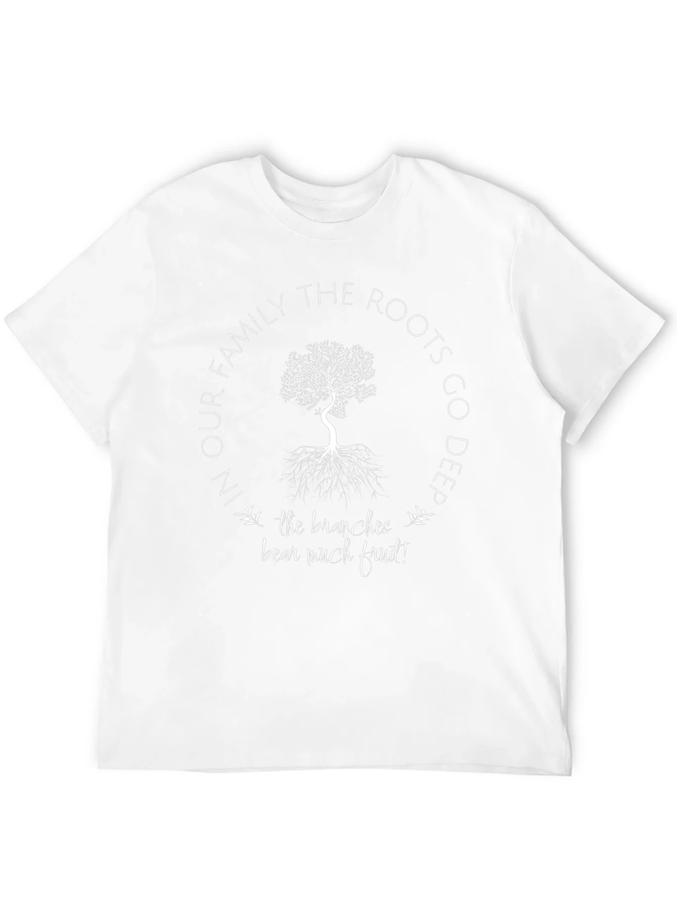 Family Roots Tree Graphic T-Shirt - Deeply Rooted Design