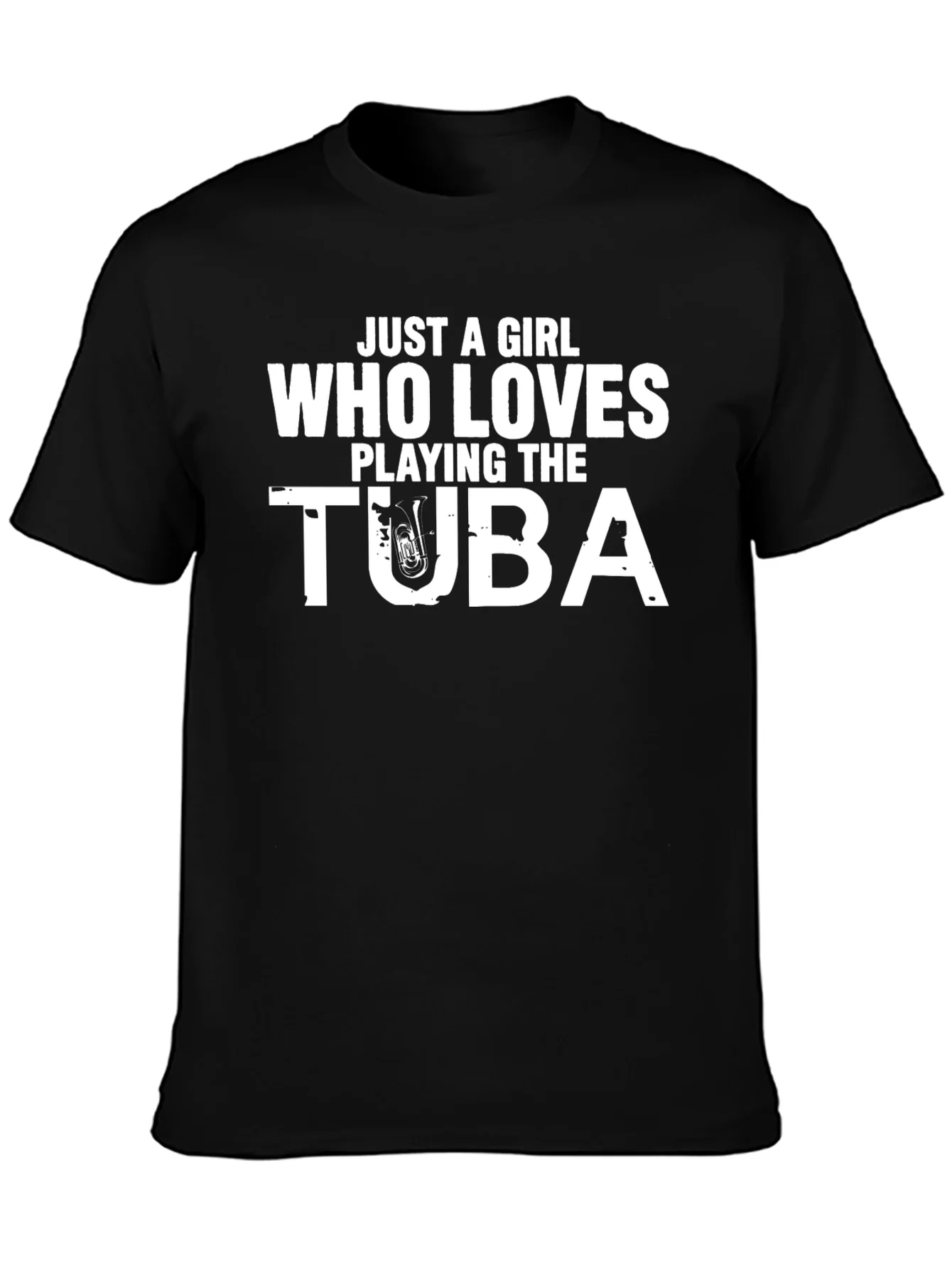 Just A Girl Who Loves Playing Tuba T-Shirt