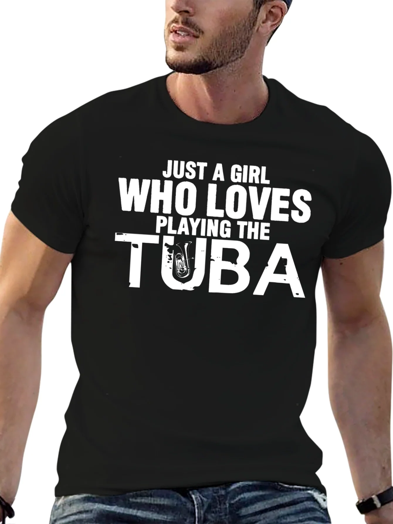 Just A Girl Who Loves Playing Tuba T-Shirt