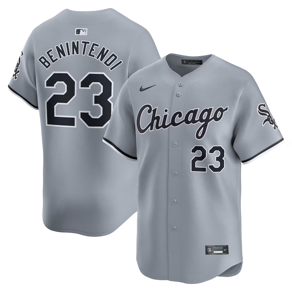 Andrew Benintendi Chicago White Sox Road Jersey  Grey