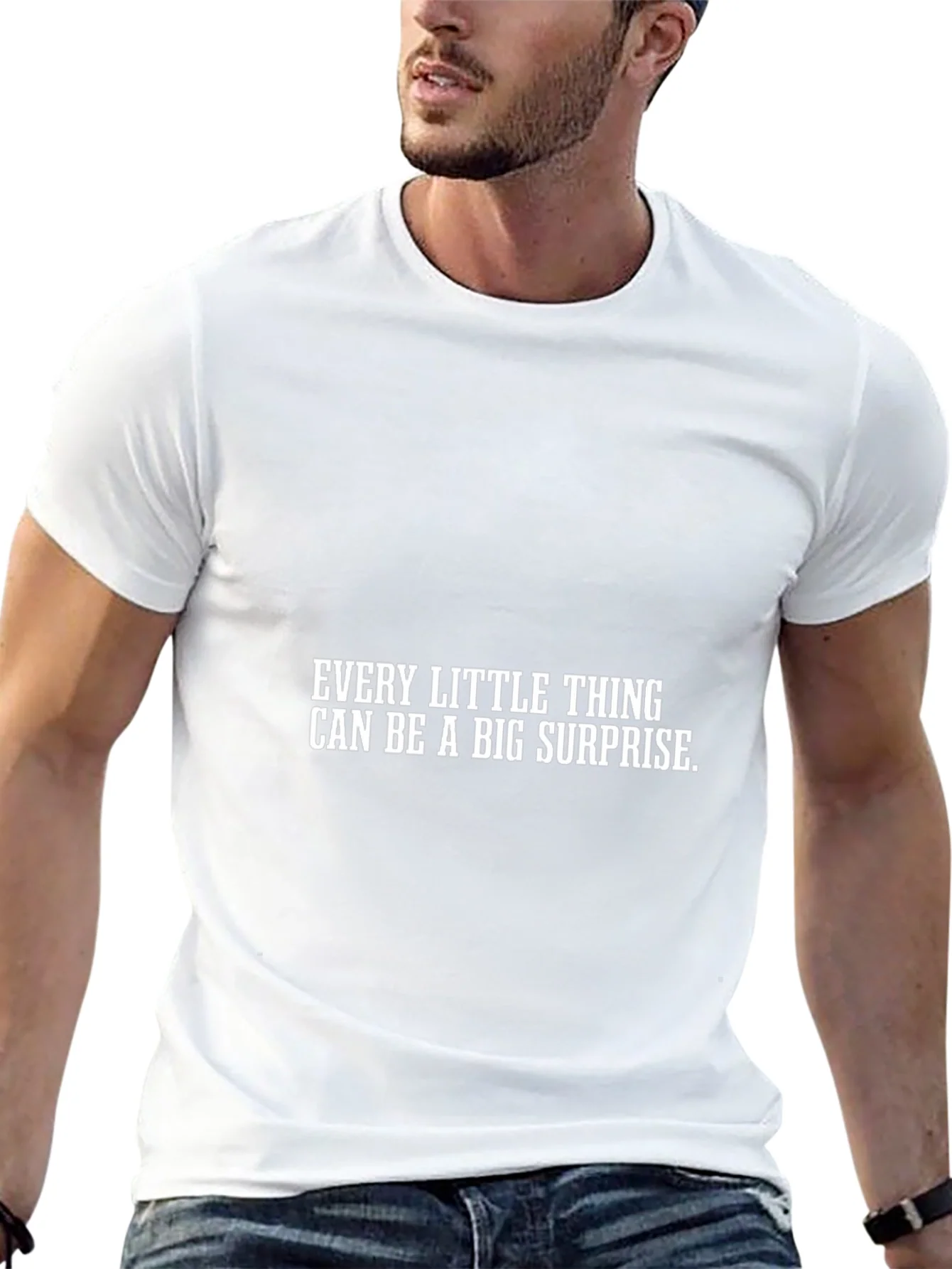 Surprise Graphic Tee - Mens Black T-Shirt