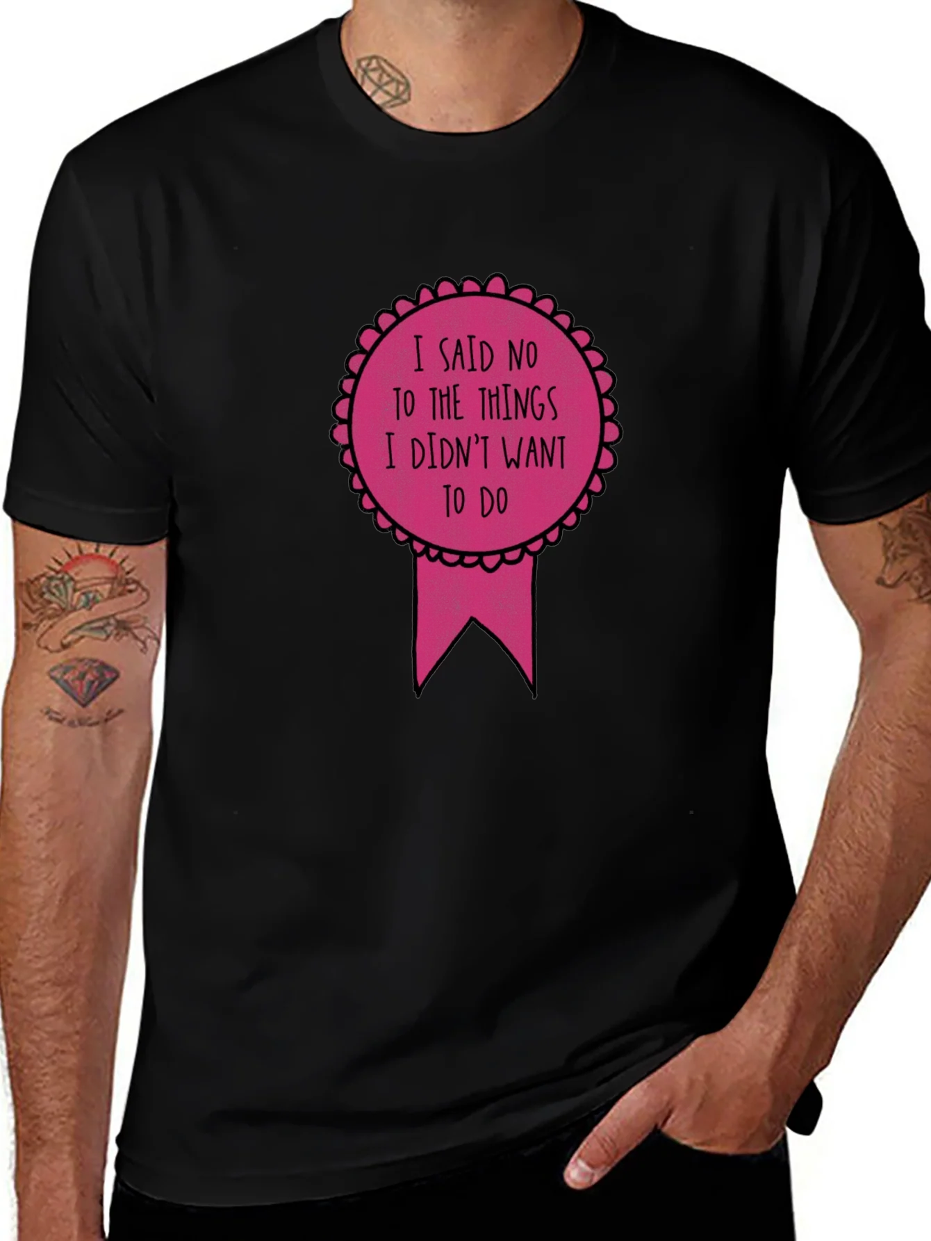 Funny Sarcastic Award Ribbon Graphic Tee