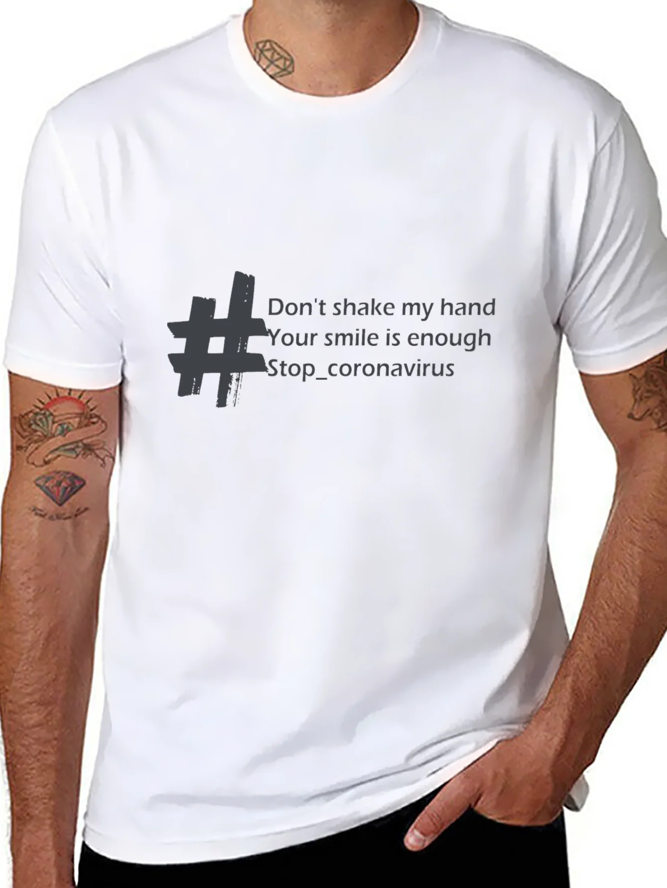Dont Shake My Hand Graphic T-Shirt