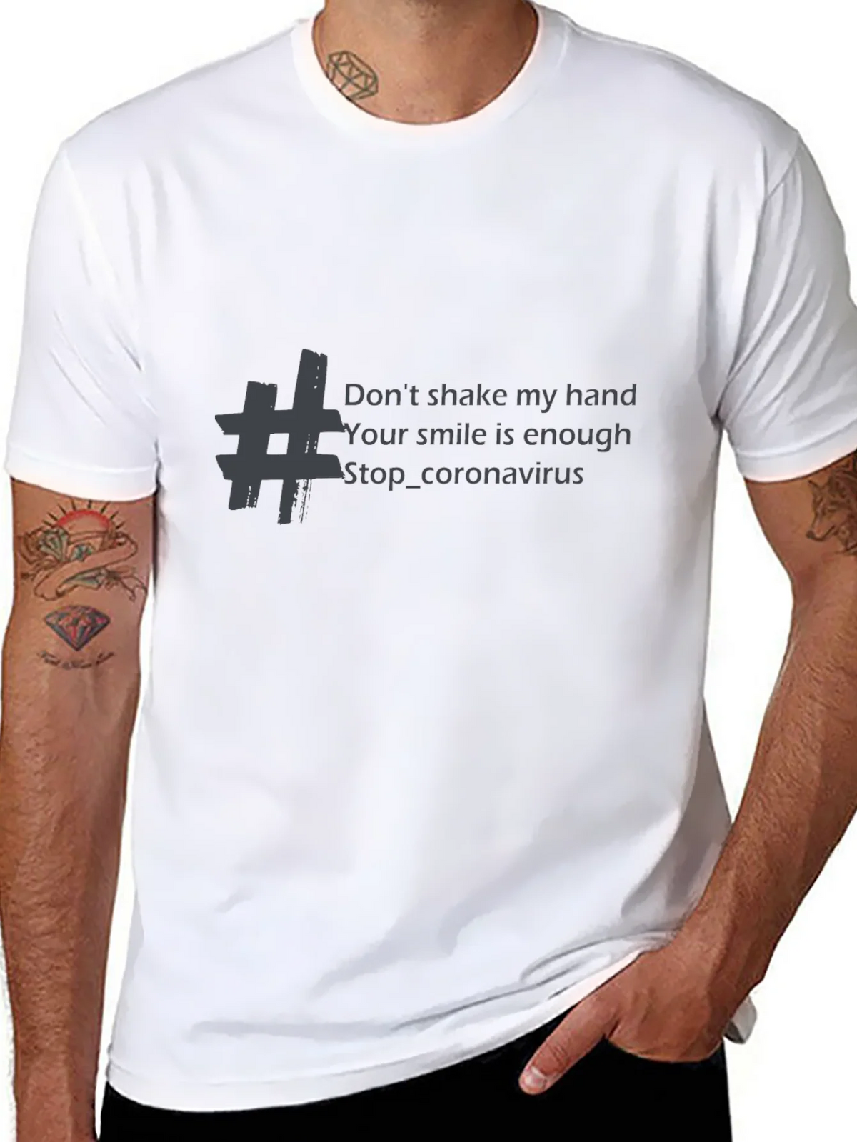 Dont Shake My Hand Graphic T-Shirt