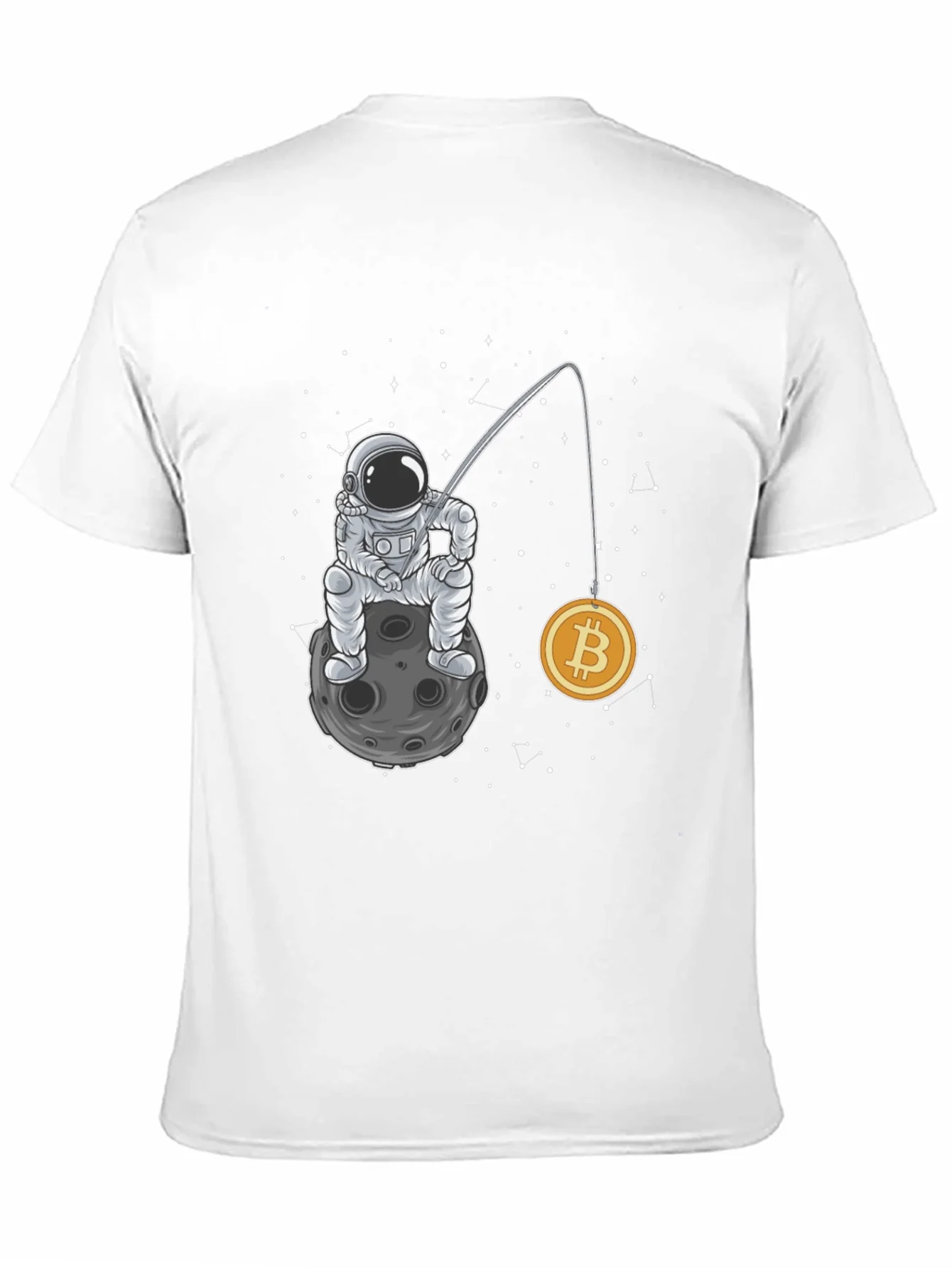 Bitcoin Astronaut Graphic T-Shirt - Black
