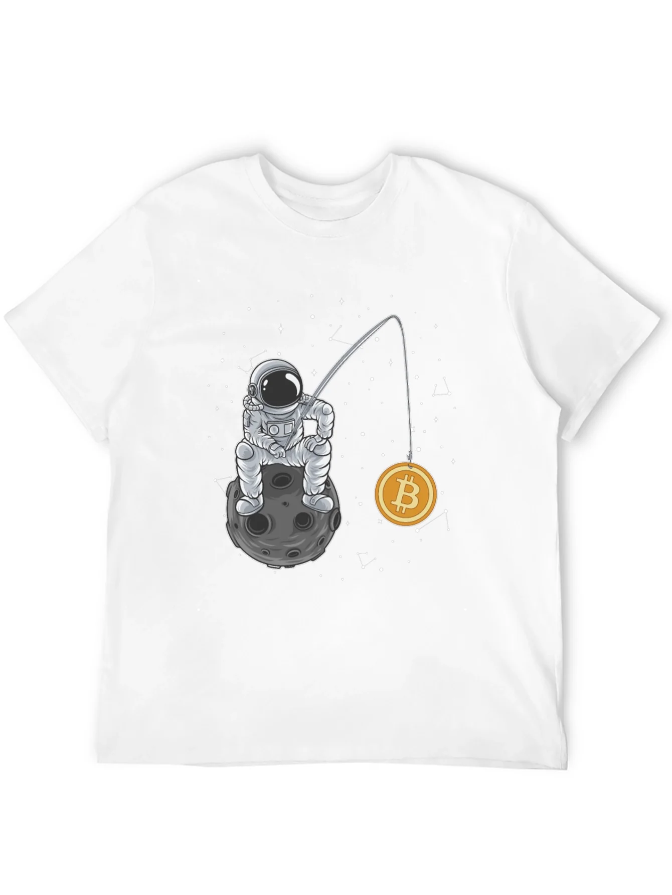 Bitcoin Astronaut Graphic T-Shirt - Black
