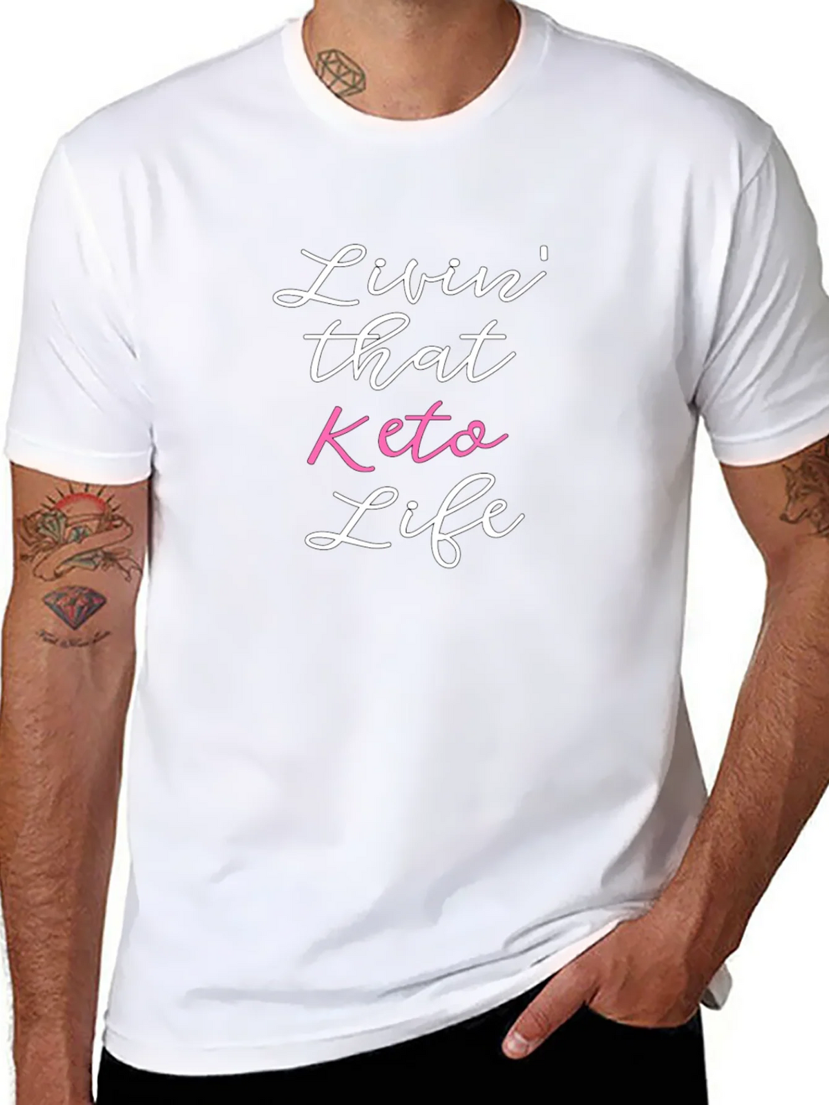Livin That Keto Life Graphic Tee