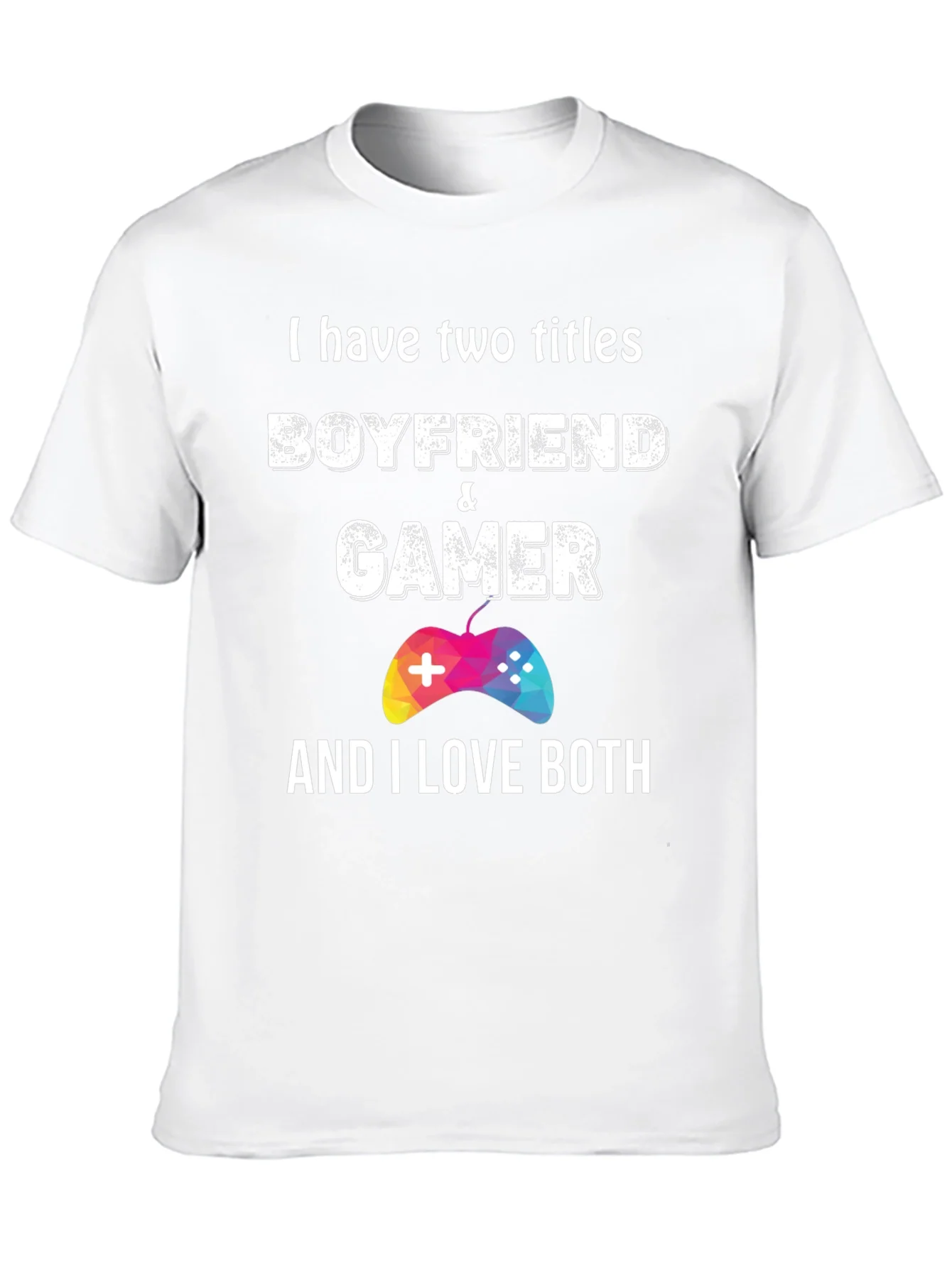 Boyfriend & Gamer Graphic Tee - I Love Both!