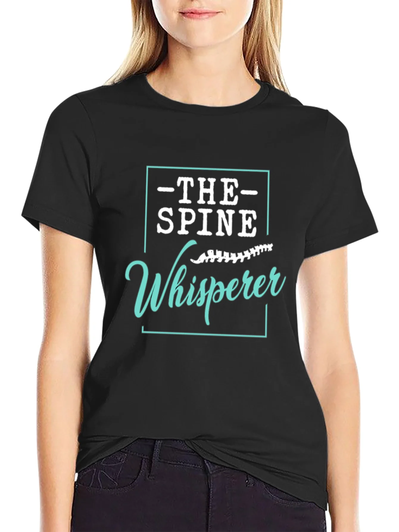 Chiropractor Humor Graphic T-Shirt - Spine Whisperer