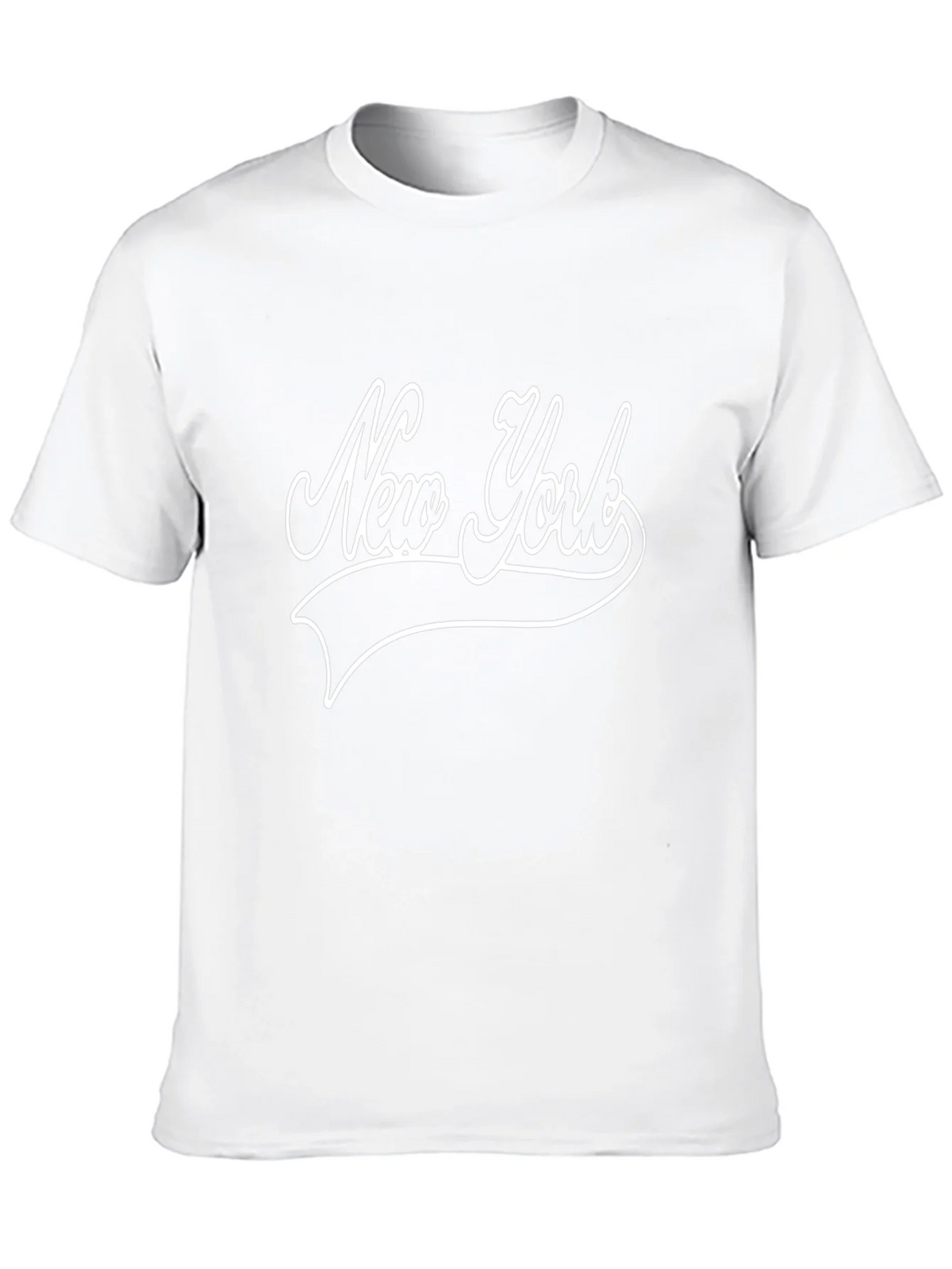 New York Graphic Tee - Black Cotton T-Shirt