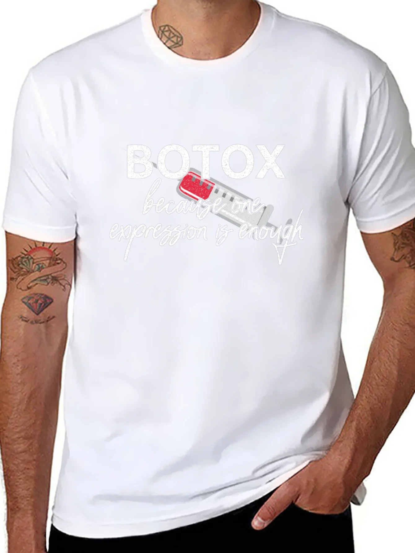 Botox Funny T-Shirt - One Expression Enough