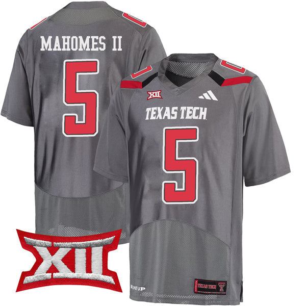Patrick Mahomes Texas Tech Red Raiders  Jersey  Grey