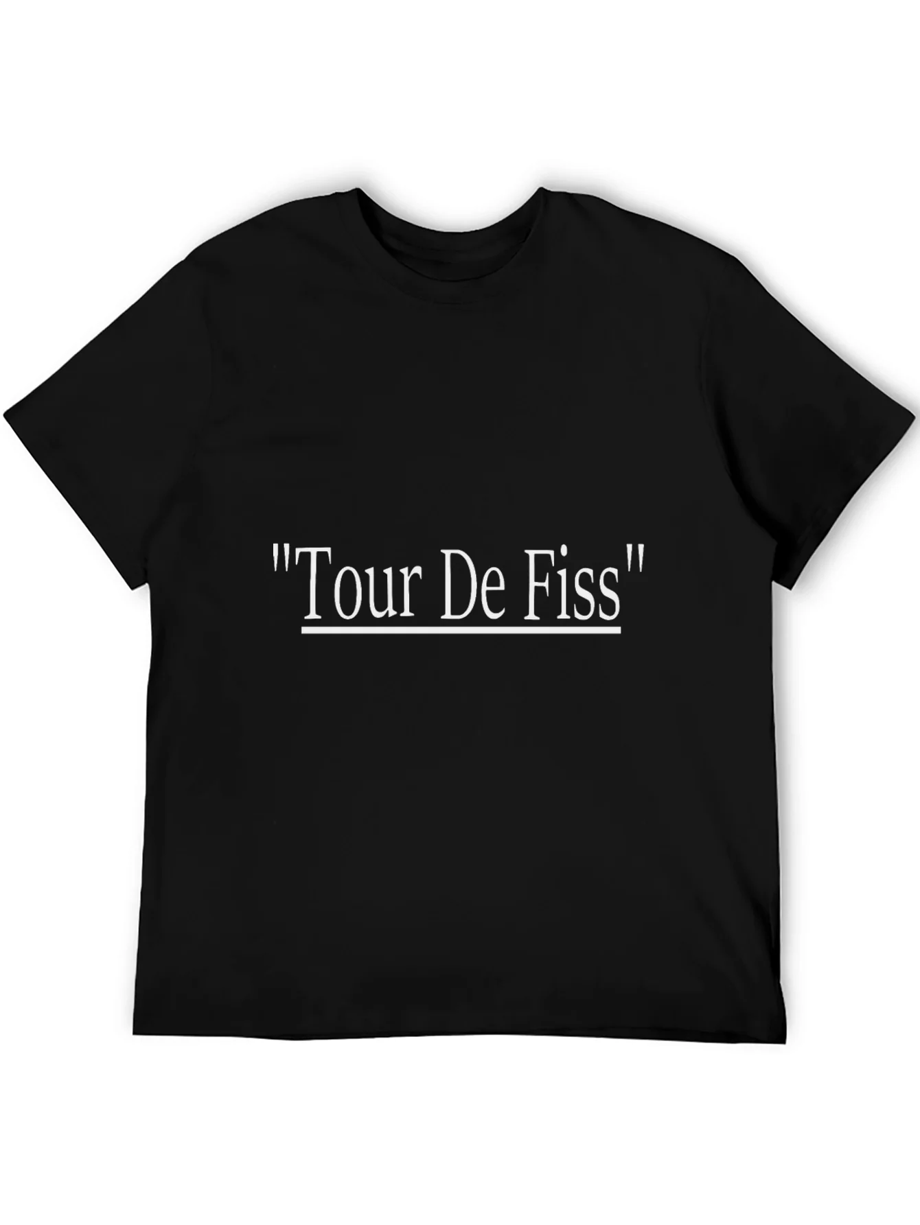Tour De Fiss Black Graphic T-Shirt