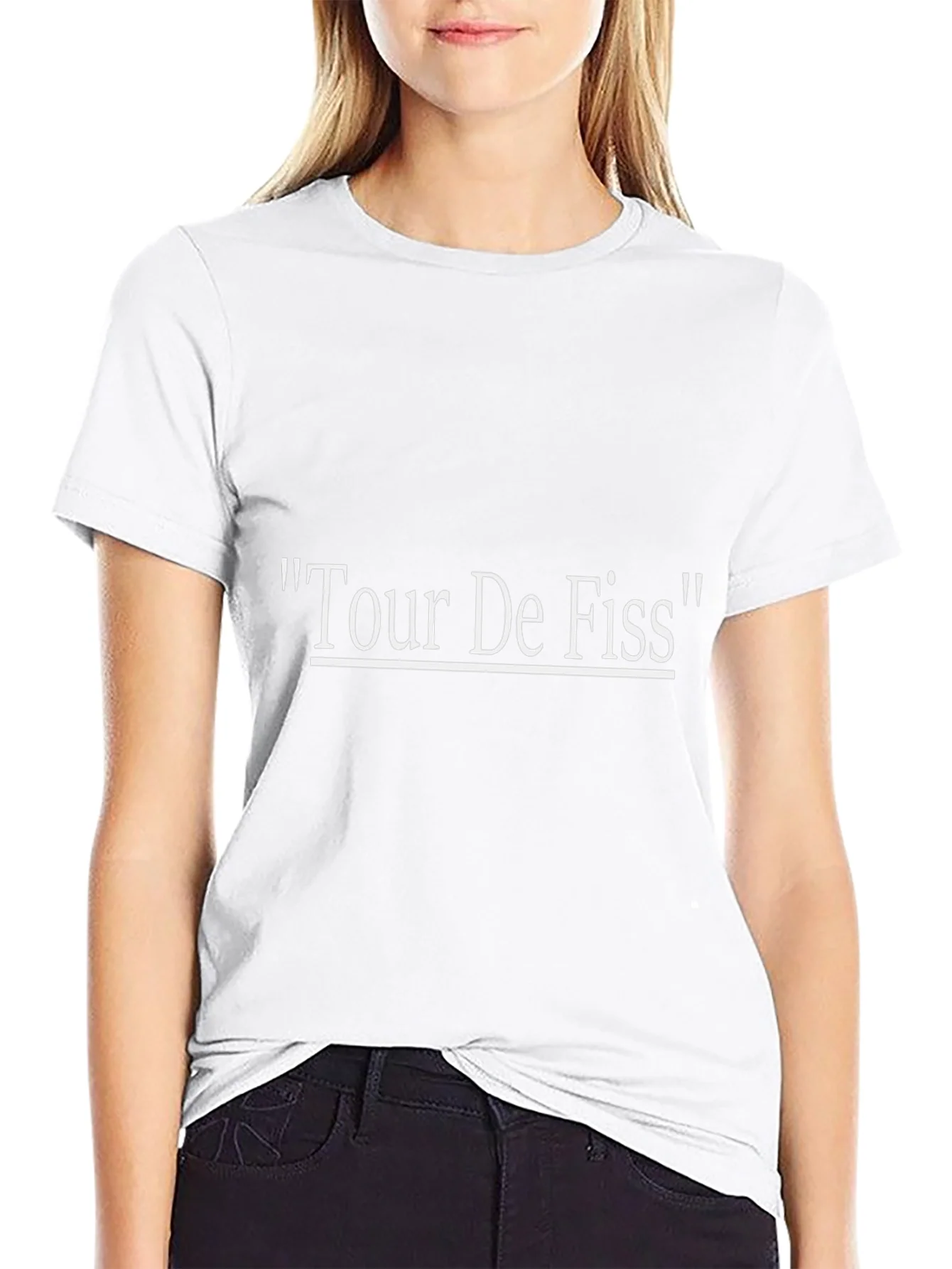 Tour De Fiss Black Graphic T-Shirt