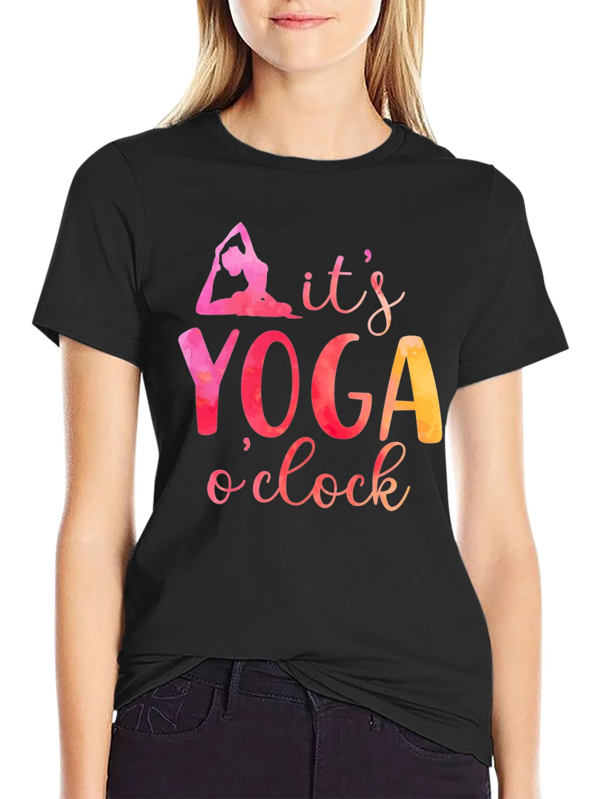 Yoga OClock Graphic T-Shirt