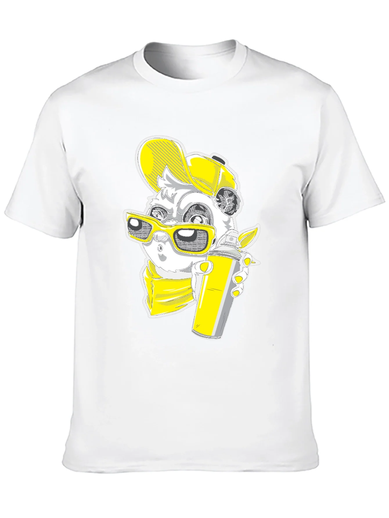Graffiti Panda Graphic Tee - Urban Style
