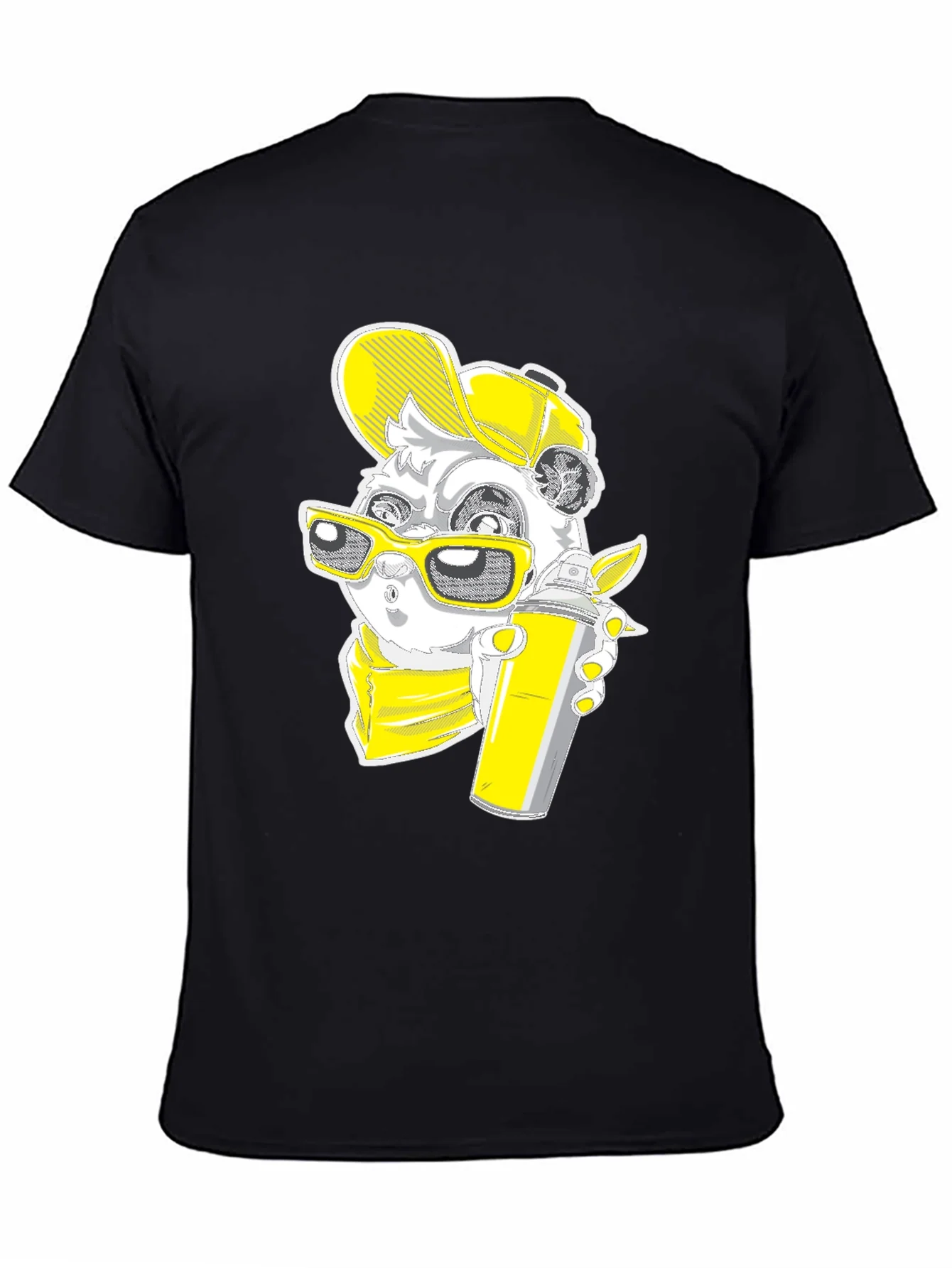 Graffiti Panda Graphic Tee - Urban Style