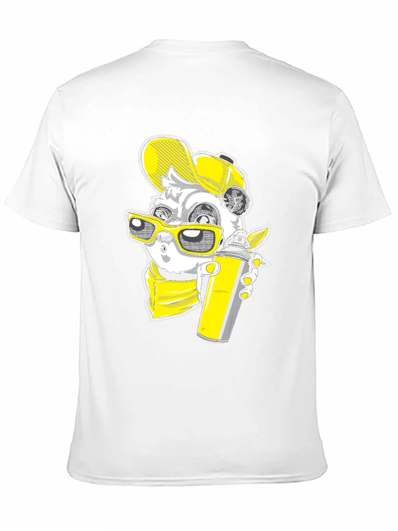 Graffiti Panda Graphic Tee - Urban Style