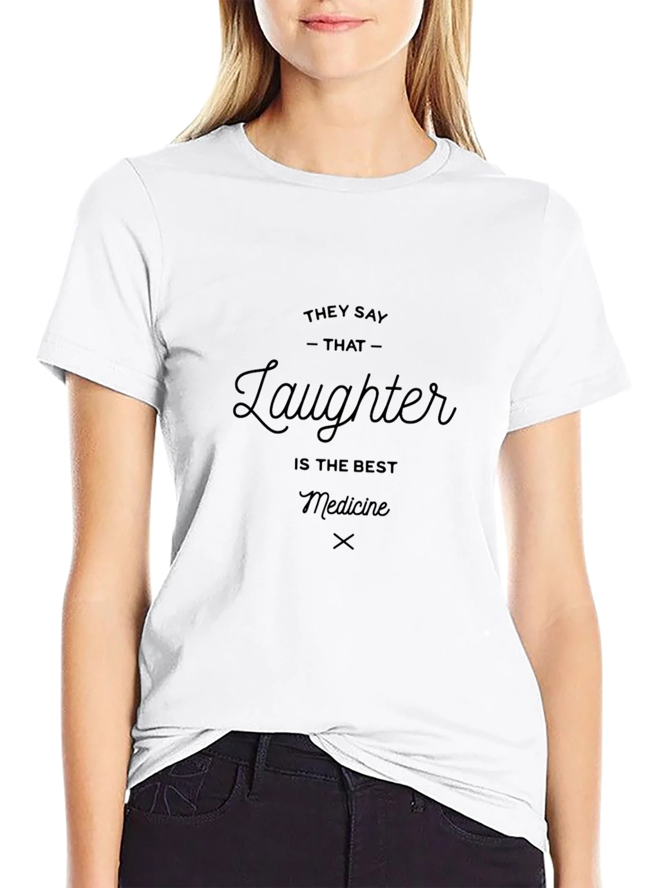 Laughter is the Best Medicine Graphic T-Shirt