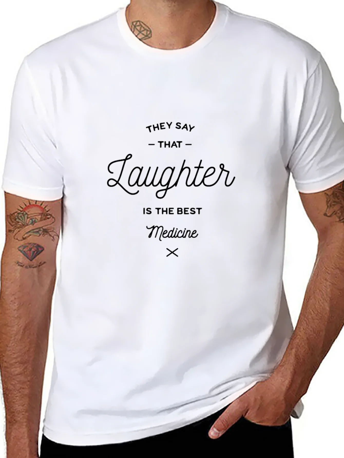 Laughter is the Best Medicine Graphic T-Shirt