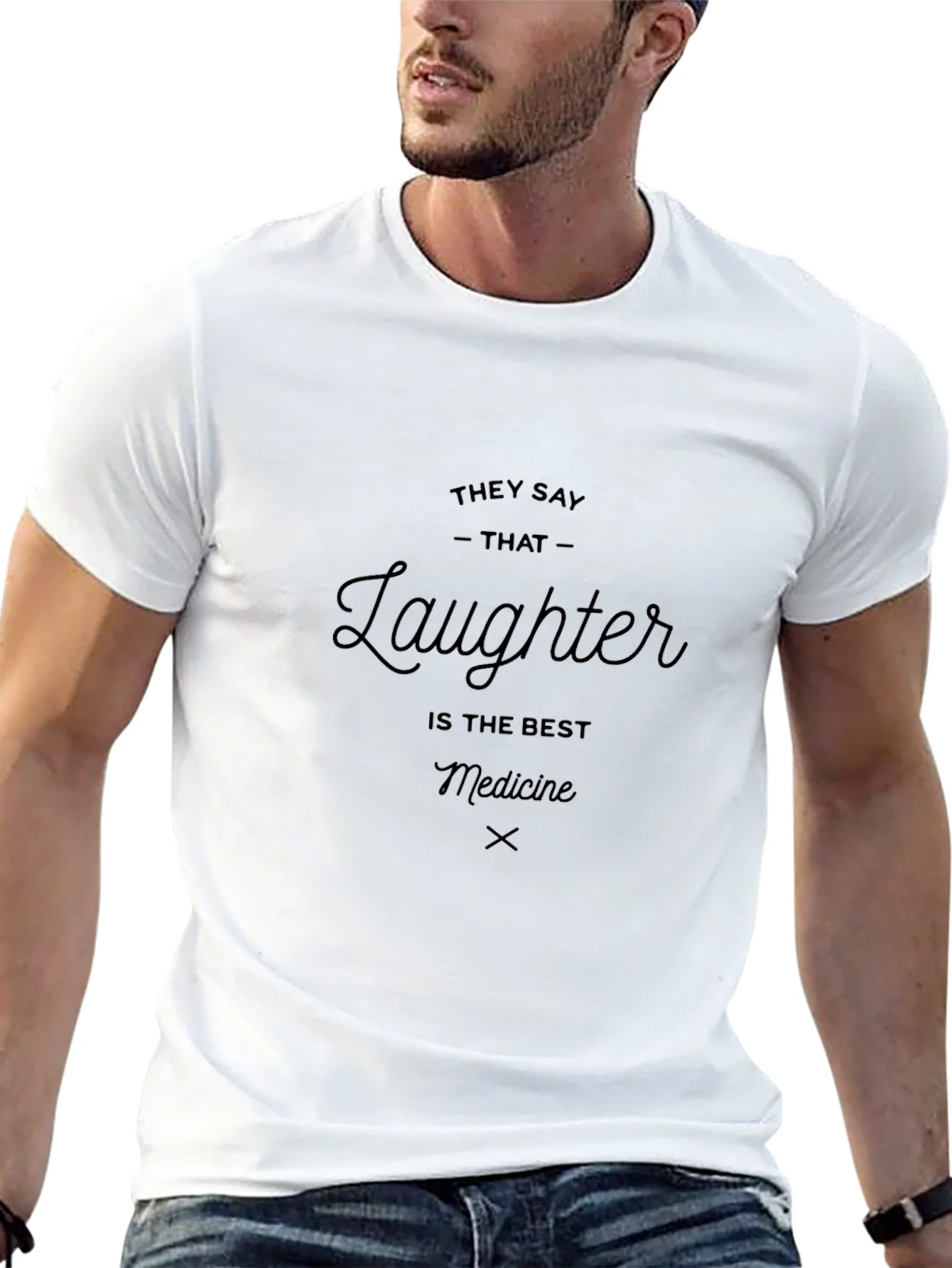 Laughter is the Best Medicine Graphic T-Shirt
