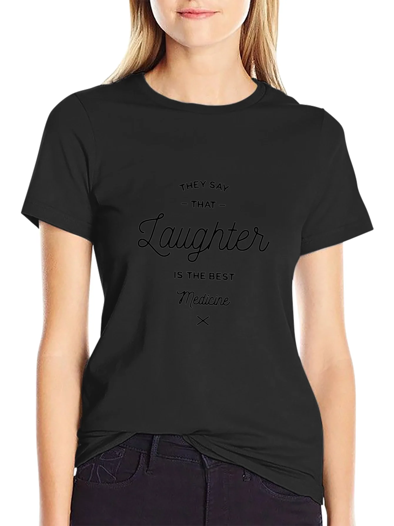 Laughter is the Best Medicine Graphic T-Shirt