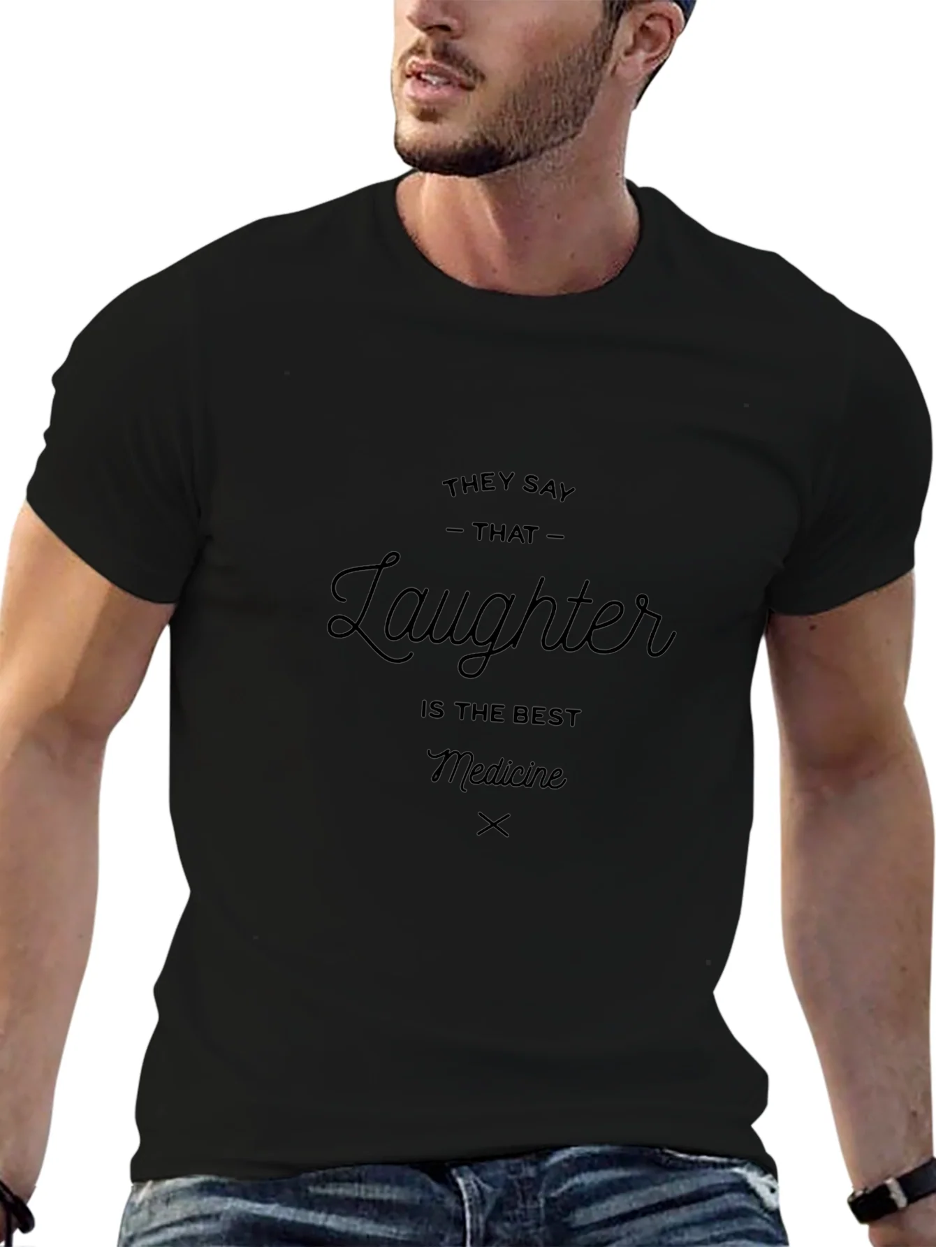 Laughter is the Best Medicine Graphic T-Shirt