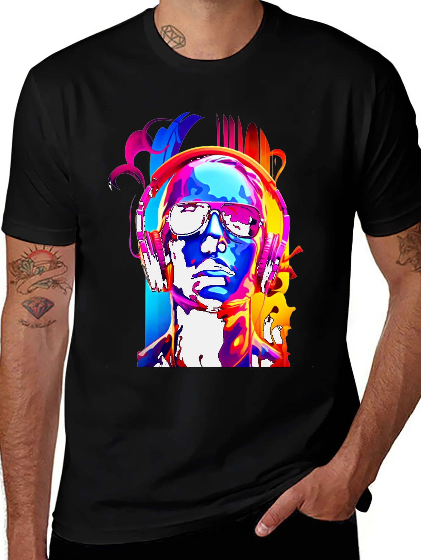 Vibrant Music Lover T-Shirt