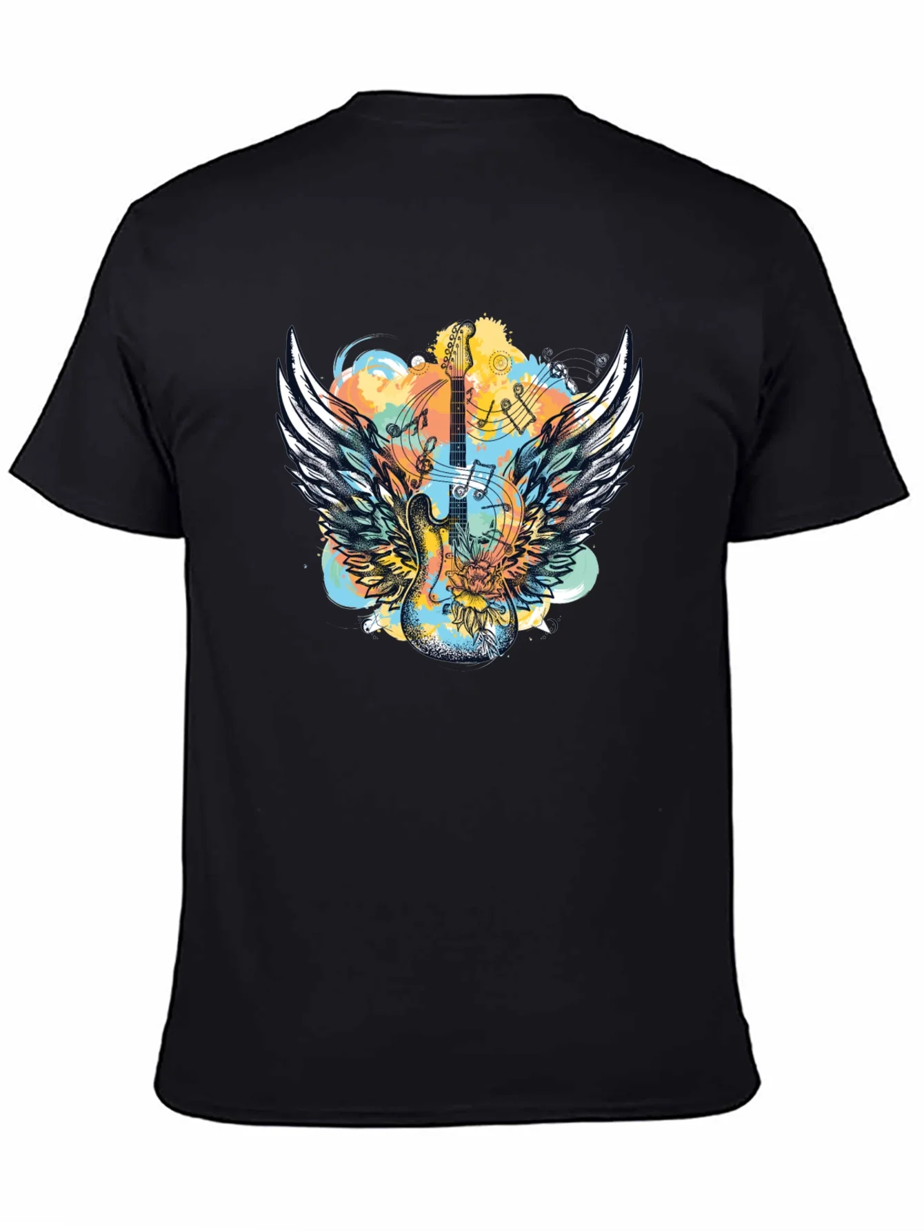 Winged Guitar T-Shirt - Rocker Style