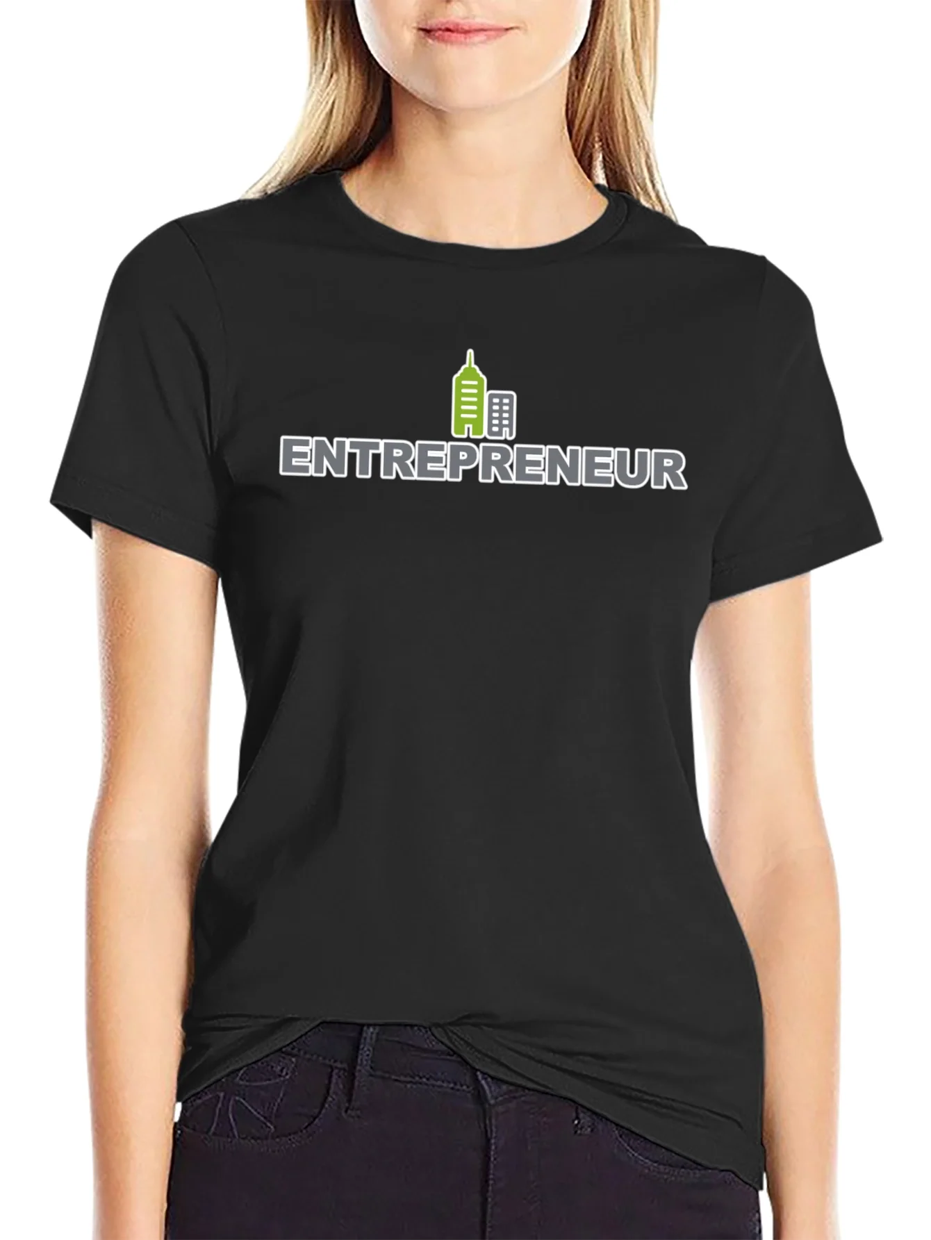 Entrepreneur Black T-Shirt - Building Success!