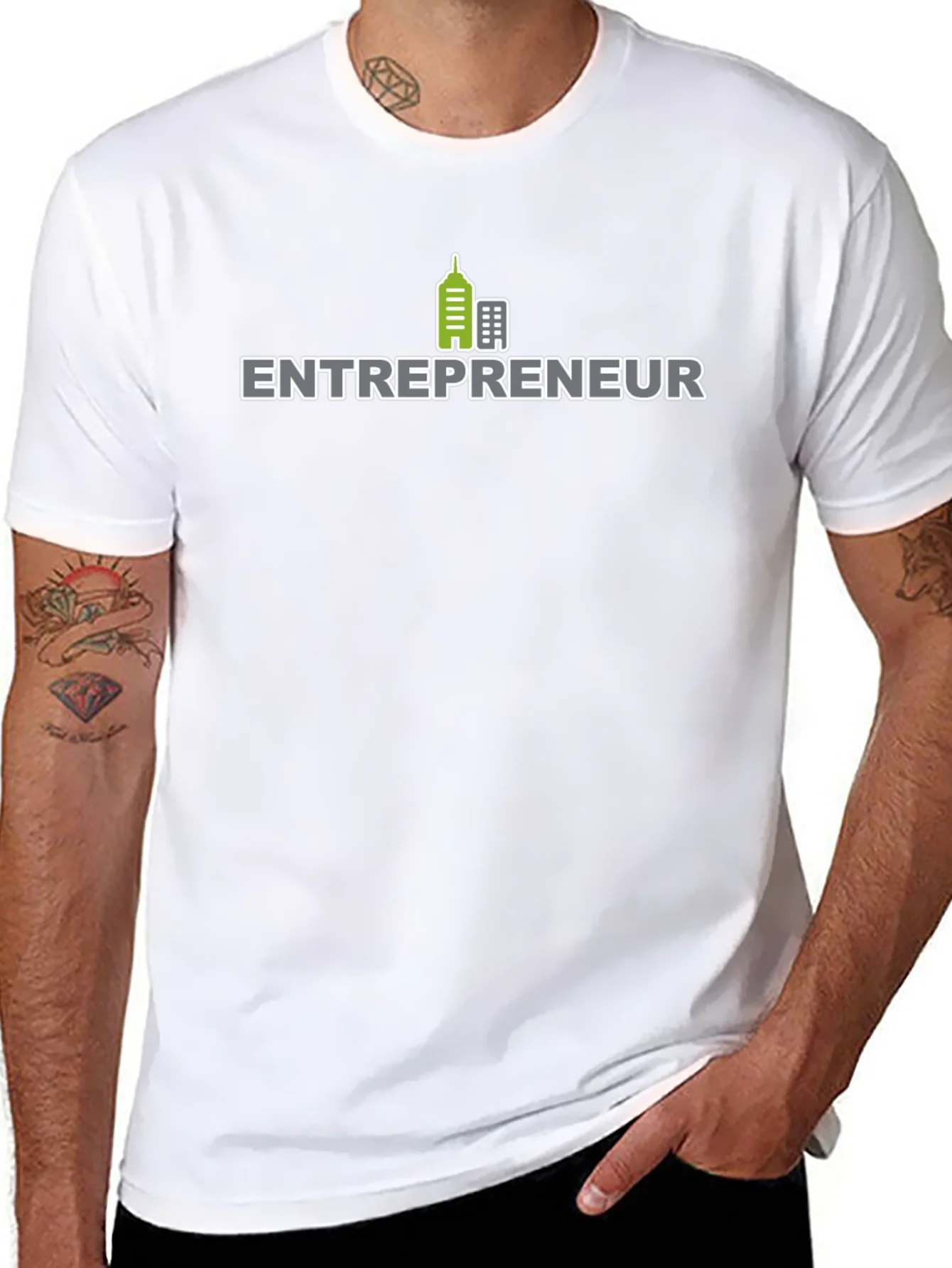 Entrepreneur Black T-Shirt - Building Success!