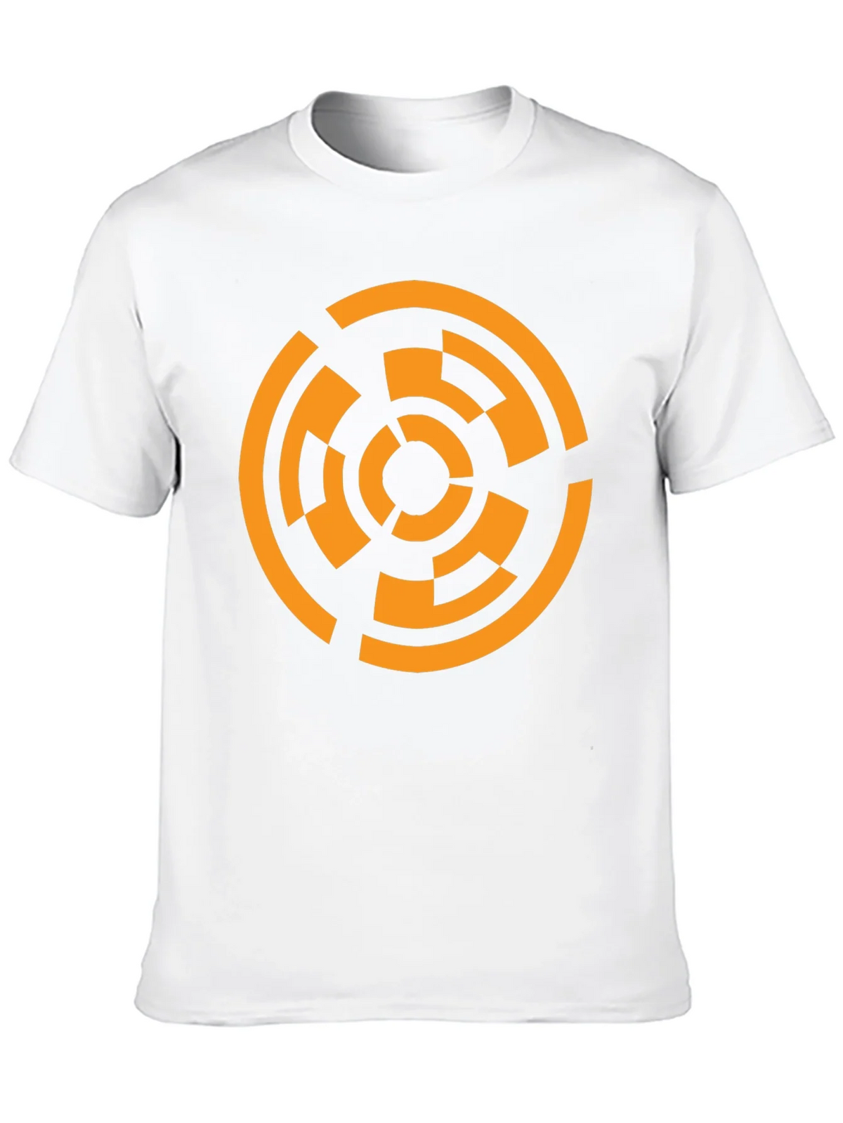 Geometric Circle Graphic T-Shirt - Black