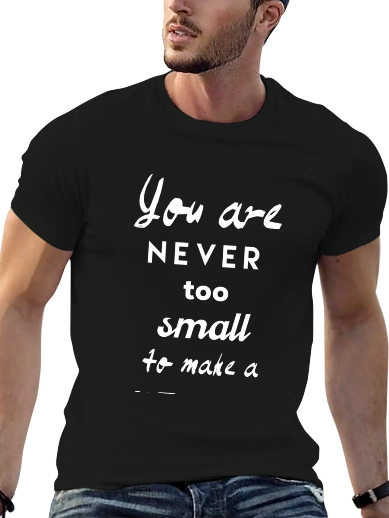 Inspirational Quote Black T-Shirt