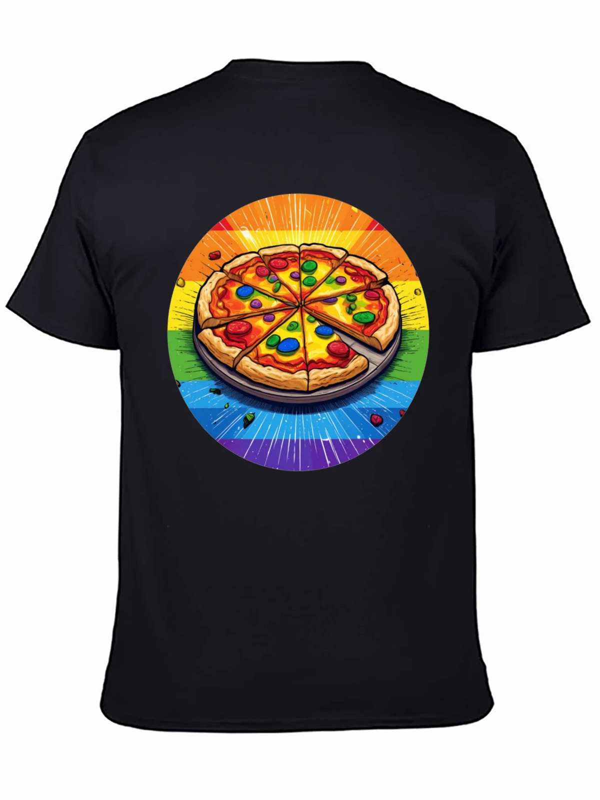 Rainbow Pizza T-Shirt