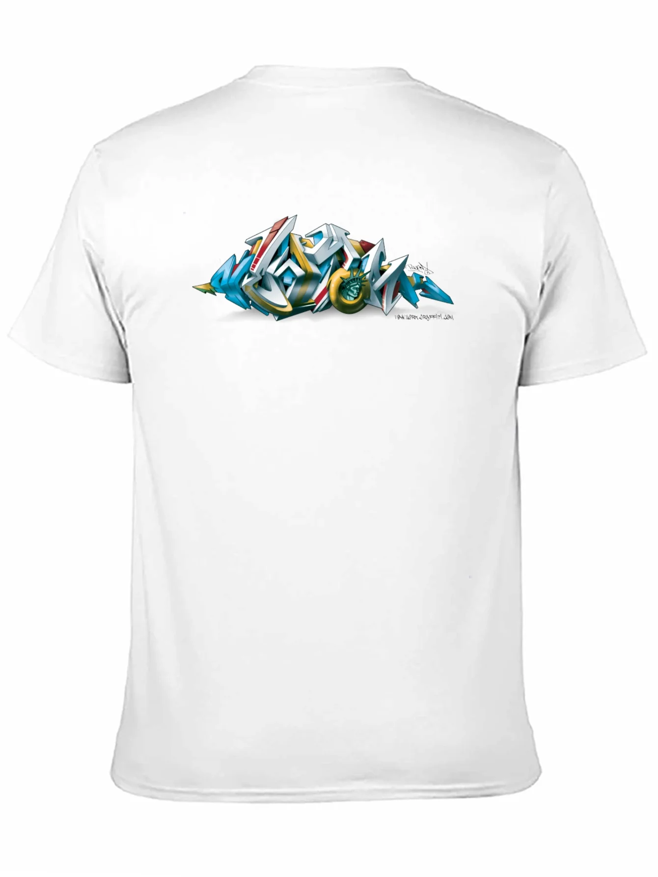 Urban Graffiti Art Black T-Shirt