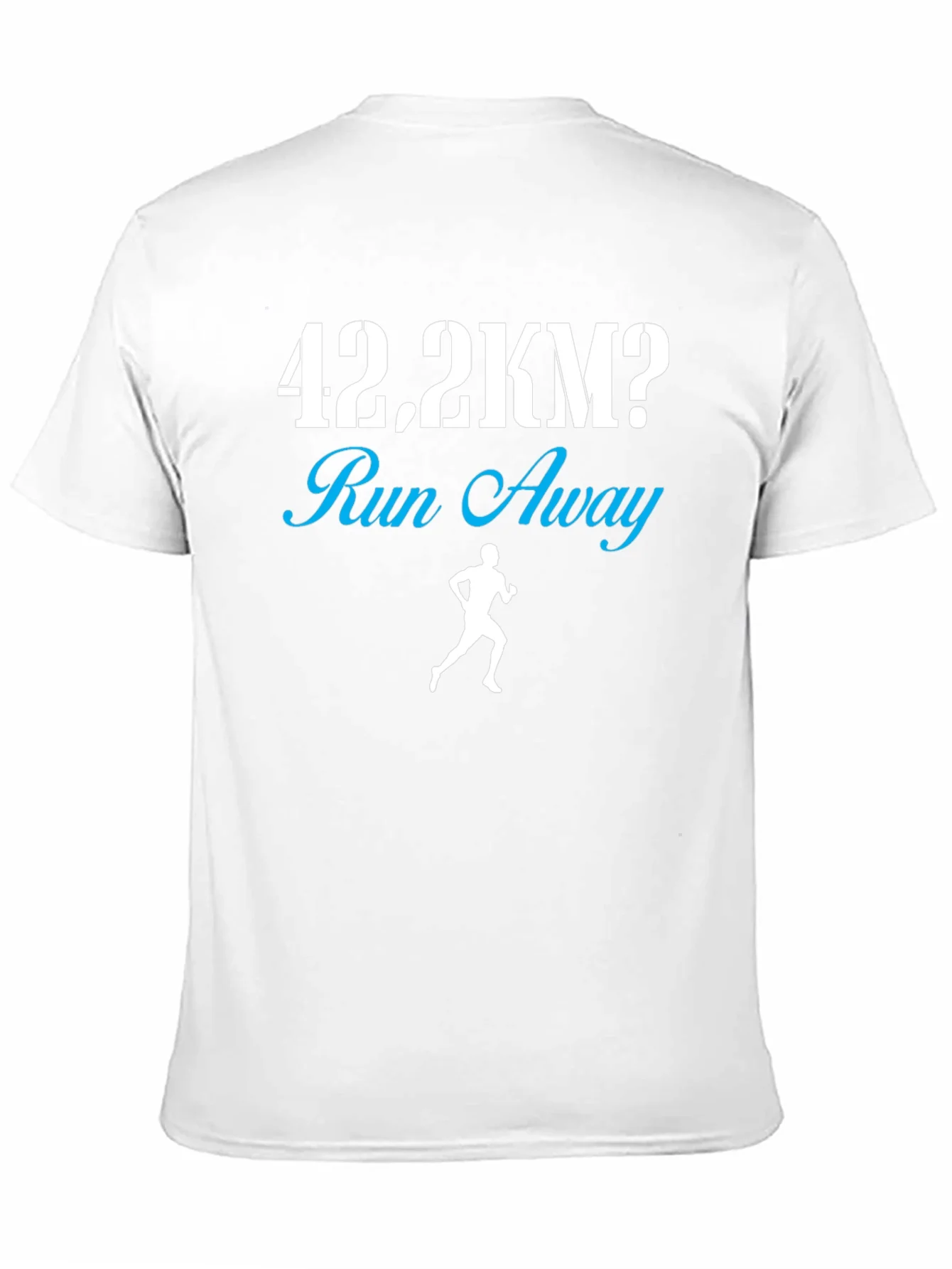 42.2KM Run Away Funny Marathon Runner T-Shirt