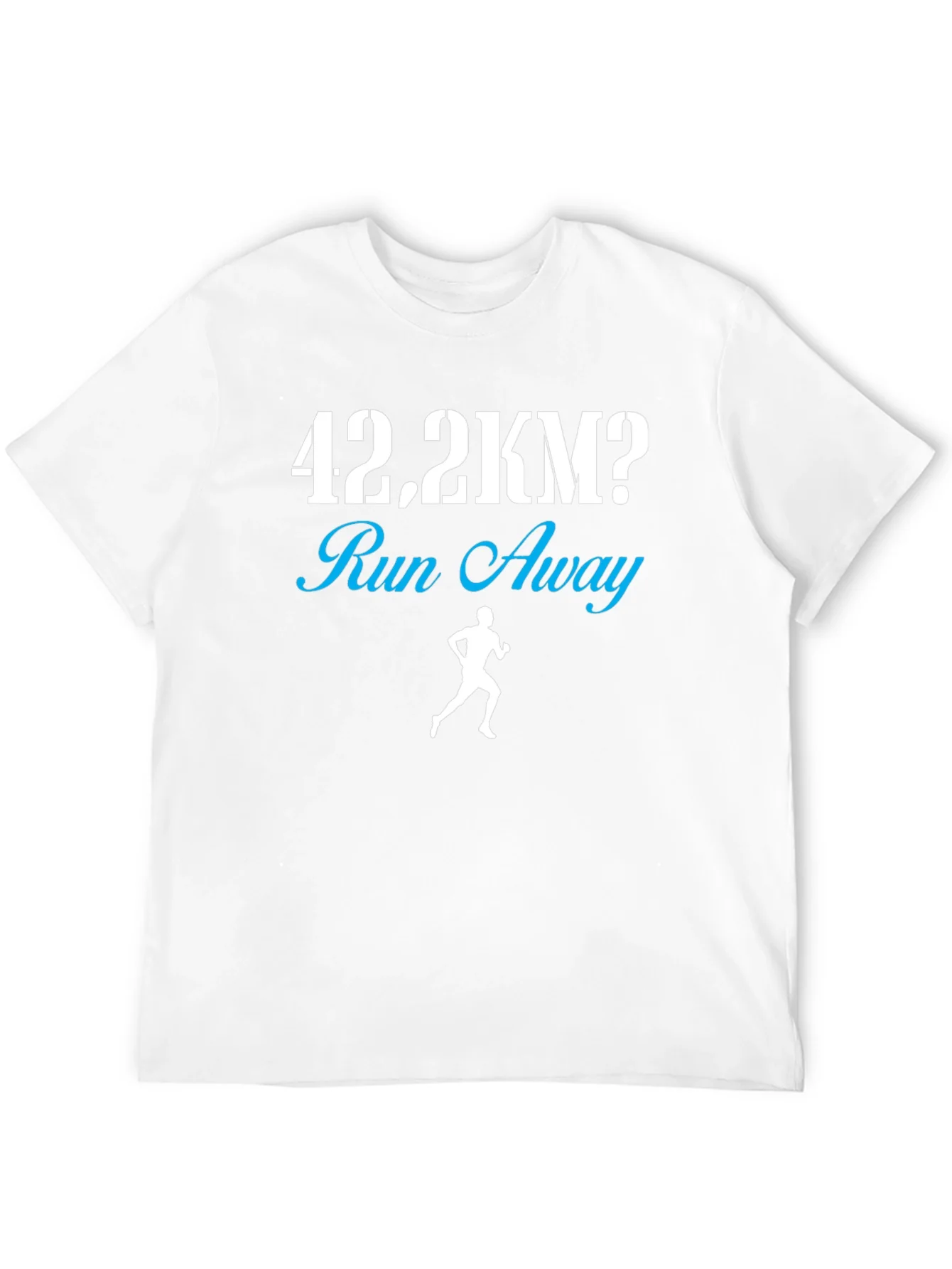 42.2KM Run Away Funny Marathon Runner T-Shirt