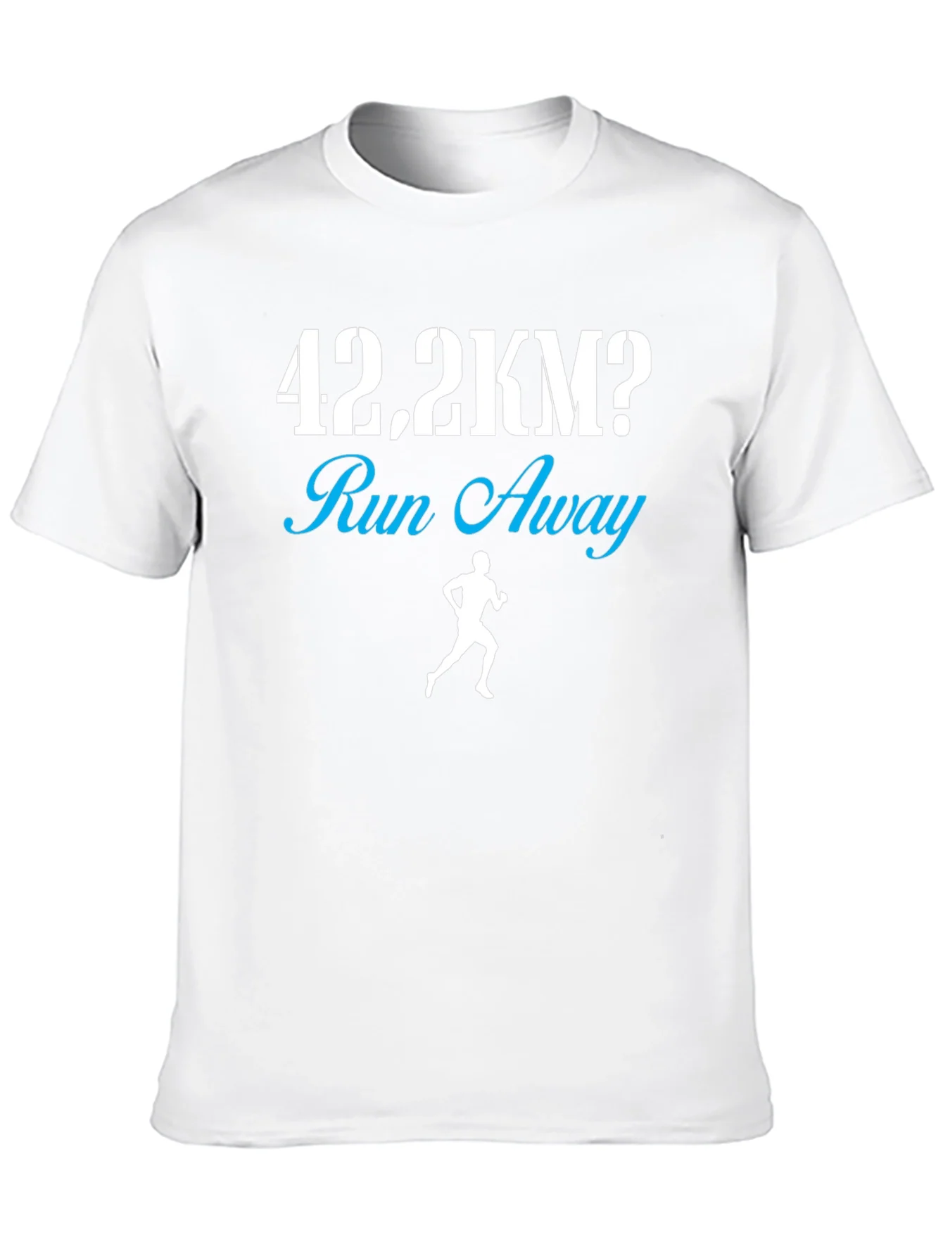 42.2KM Run Away Funny Marathon Runner T-Shirt