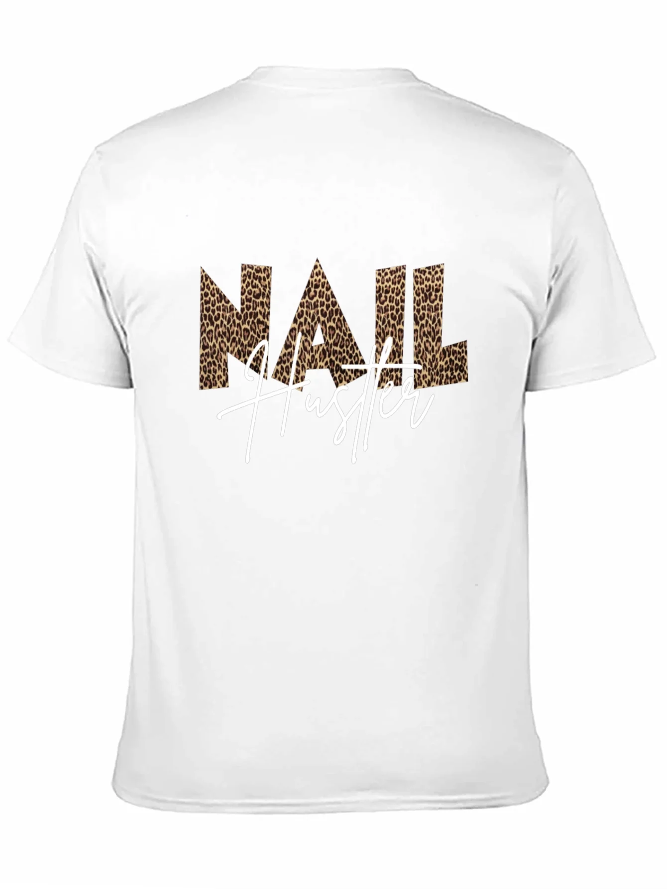 Nail Hustler Leopard Print T-Shirt