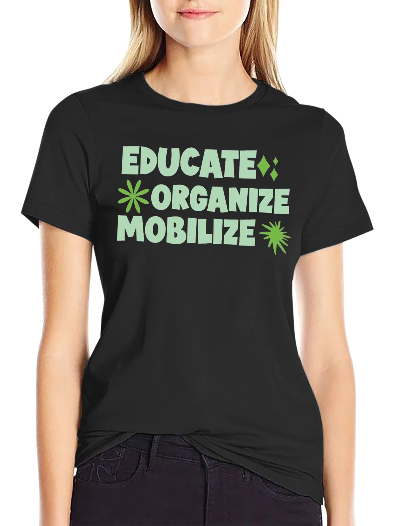Educate Organize Mobilize Graphic Tee