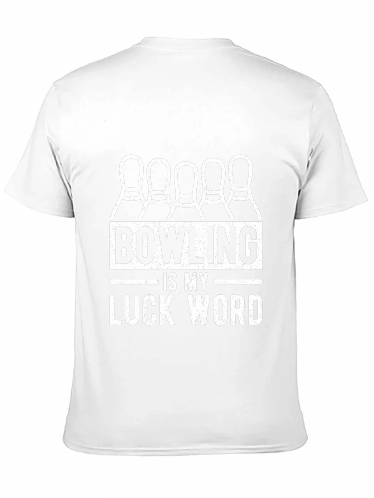 Bowling is My Luck Word T-Shirt