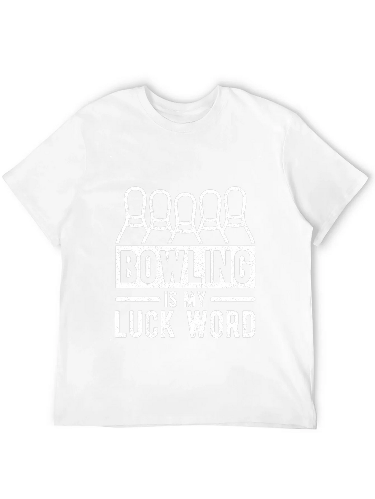 Bowling is My Luck Word T-Shirt