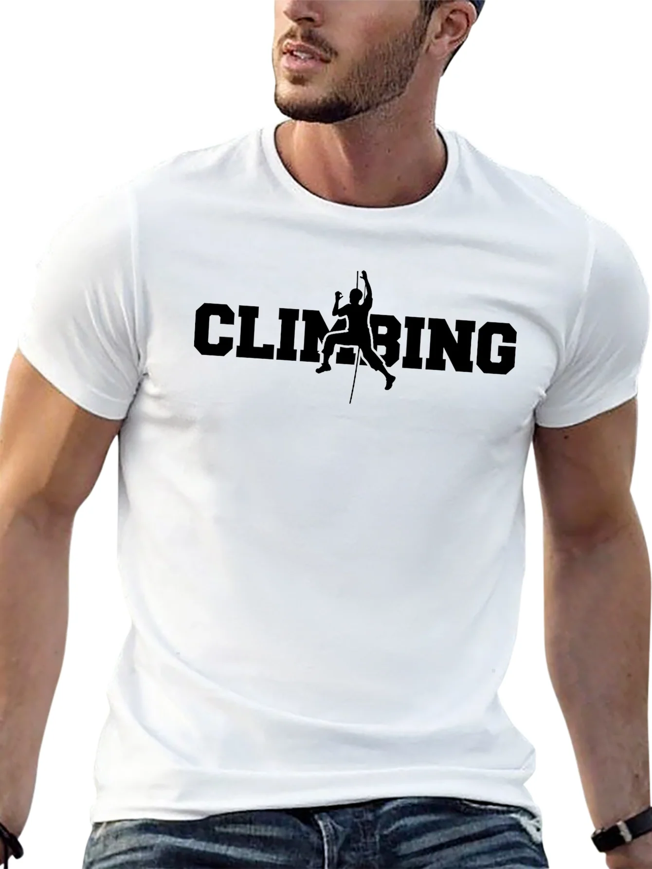 Climbing Enthusiast Graphic T-Shirt