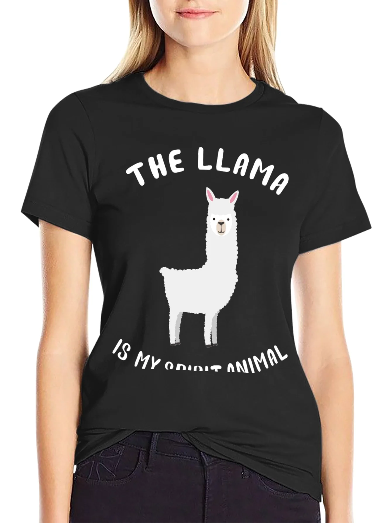 Llama Spirit Animal Graphic Tee