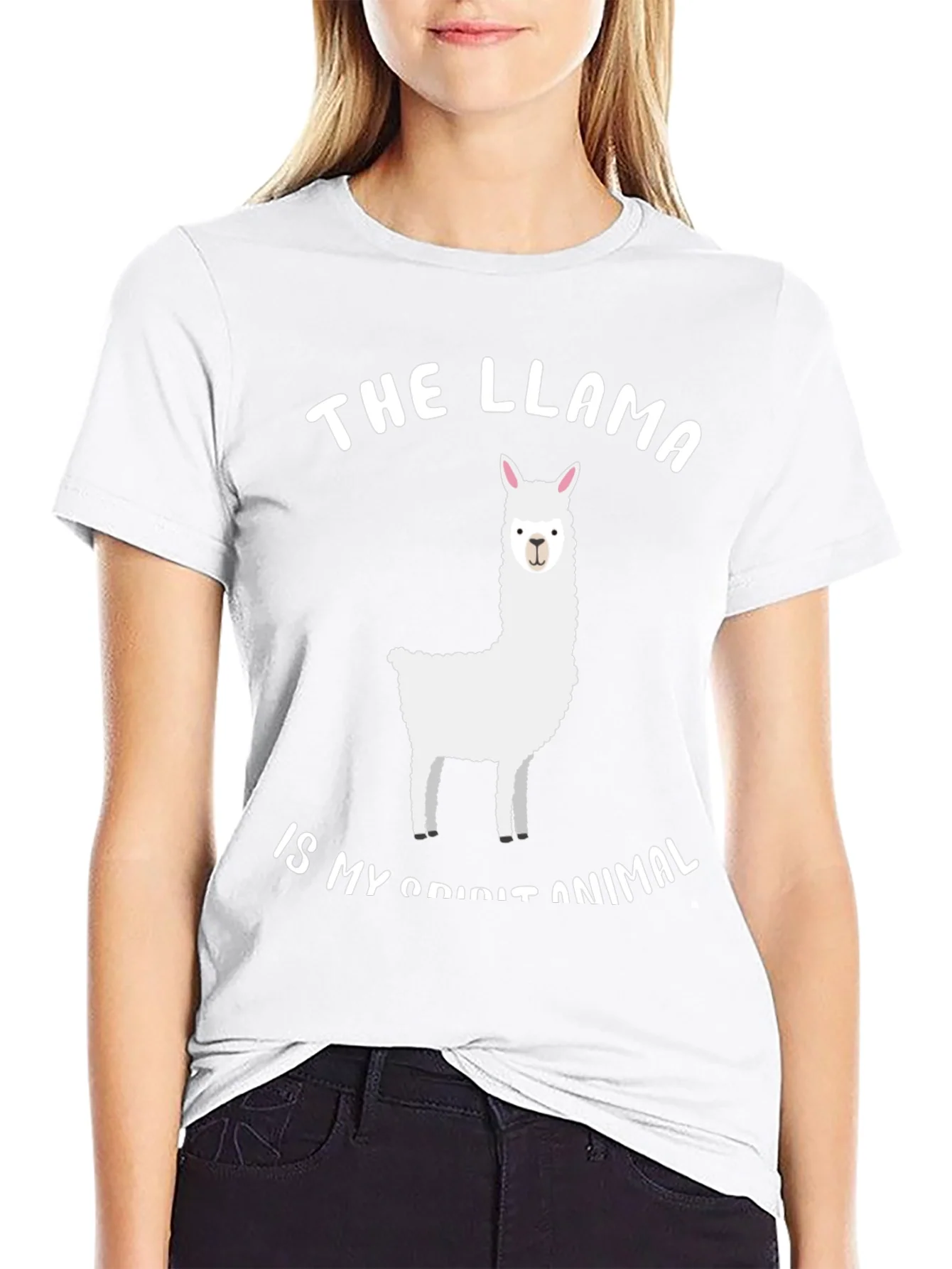 Llama Spirit Animal Graphic Tee