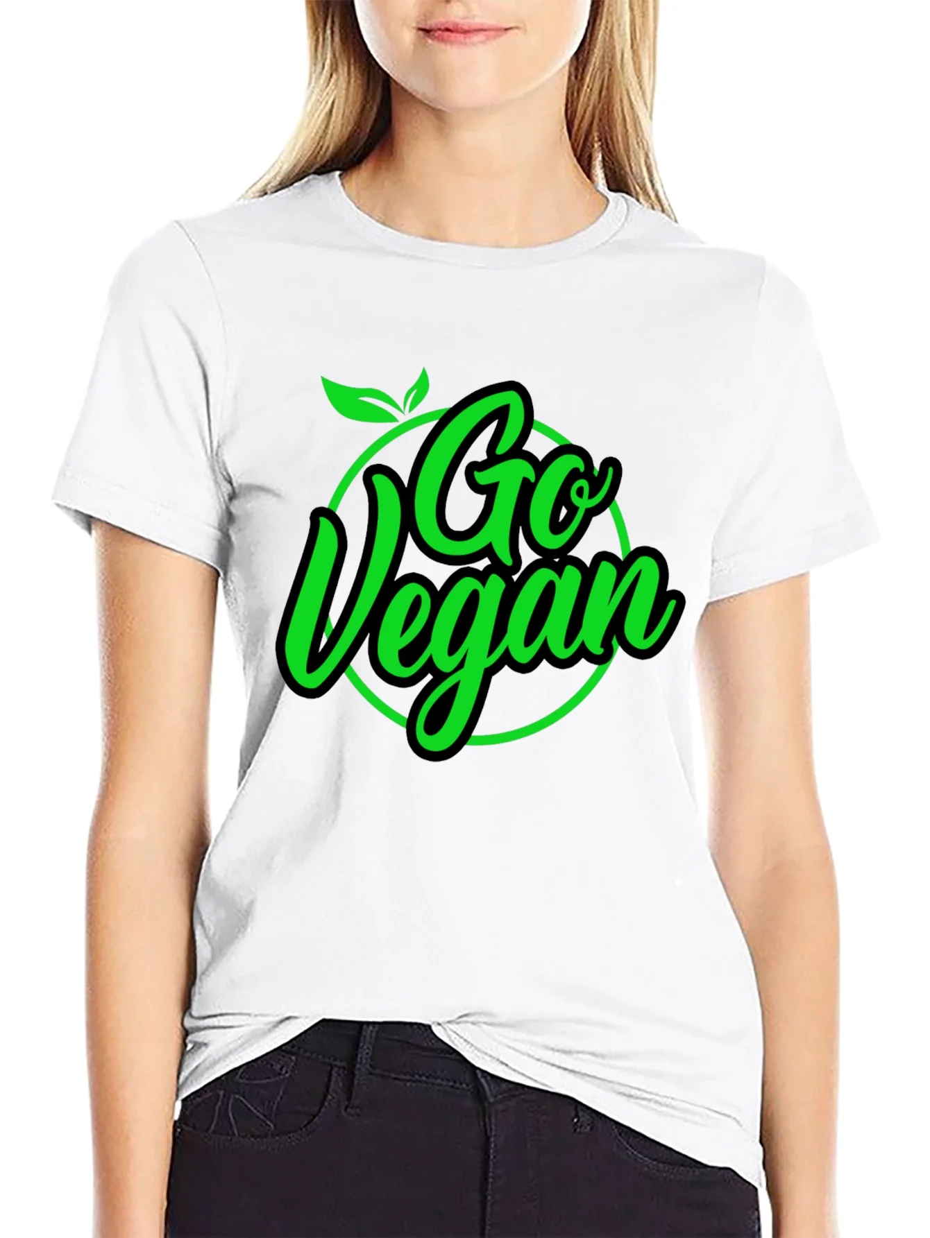 Go Vegan Black T-Shirt