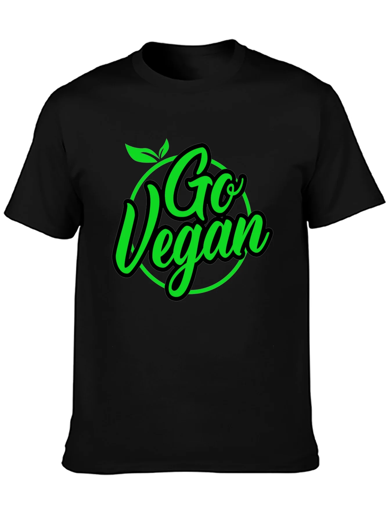 Go Vegan Black T-Shirt