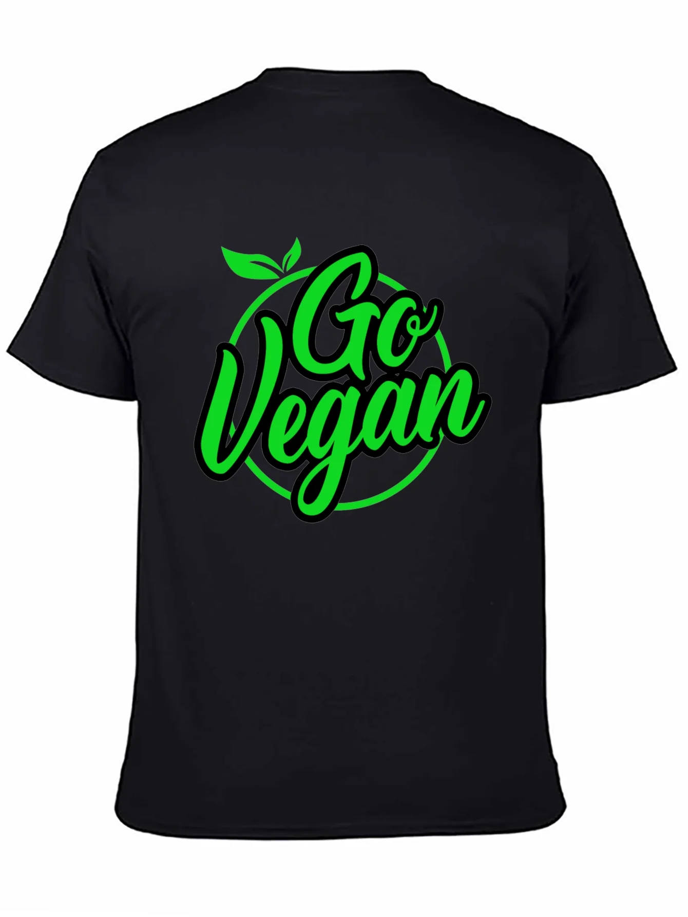 Go Vegan Black T-Shirt